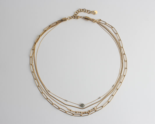 Eloise - Collier - Pierre naturelle - Acier inoxydable