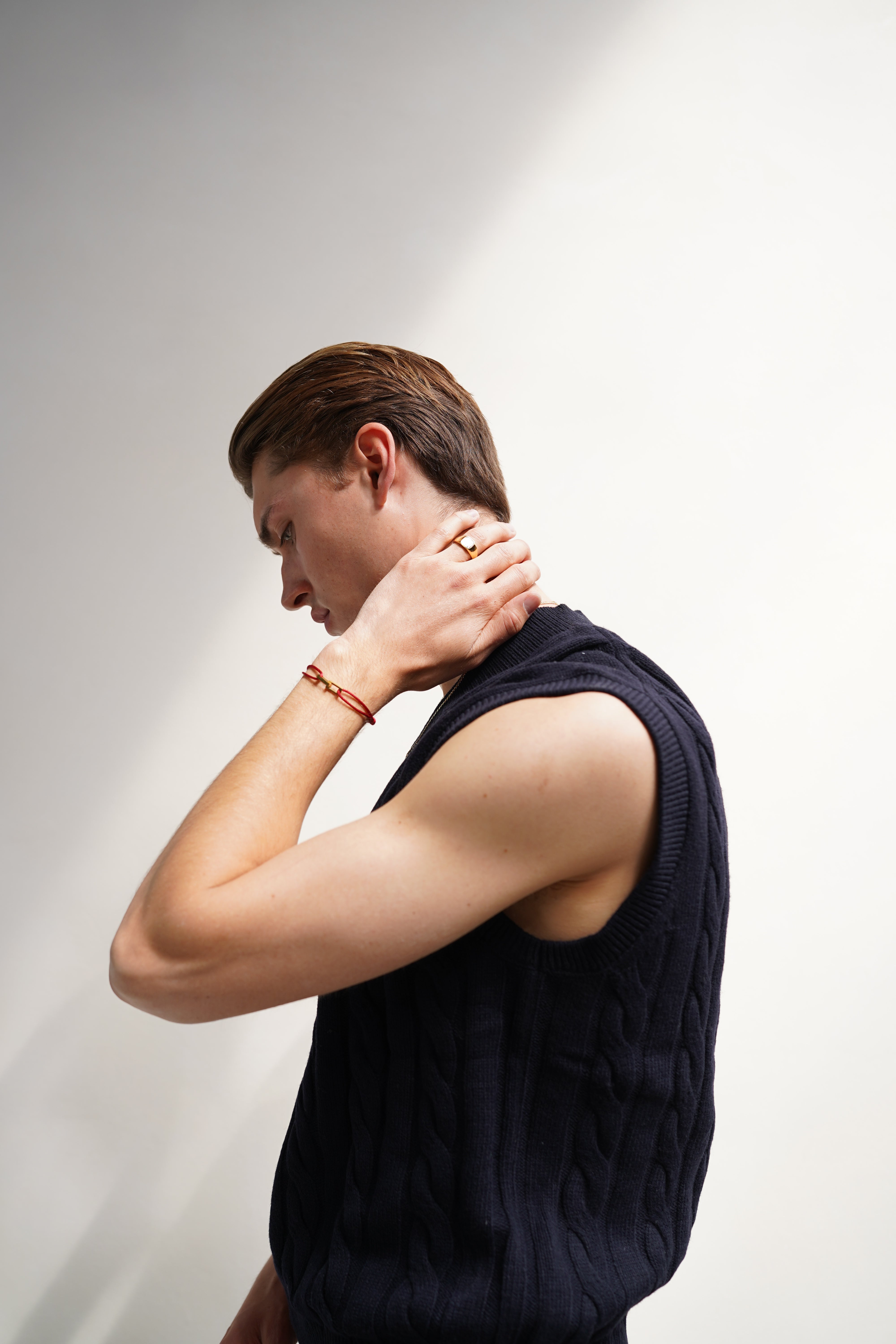 Sky - Armband - Kordel - Edelstahl