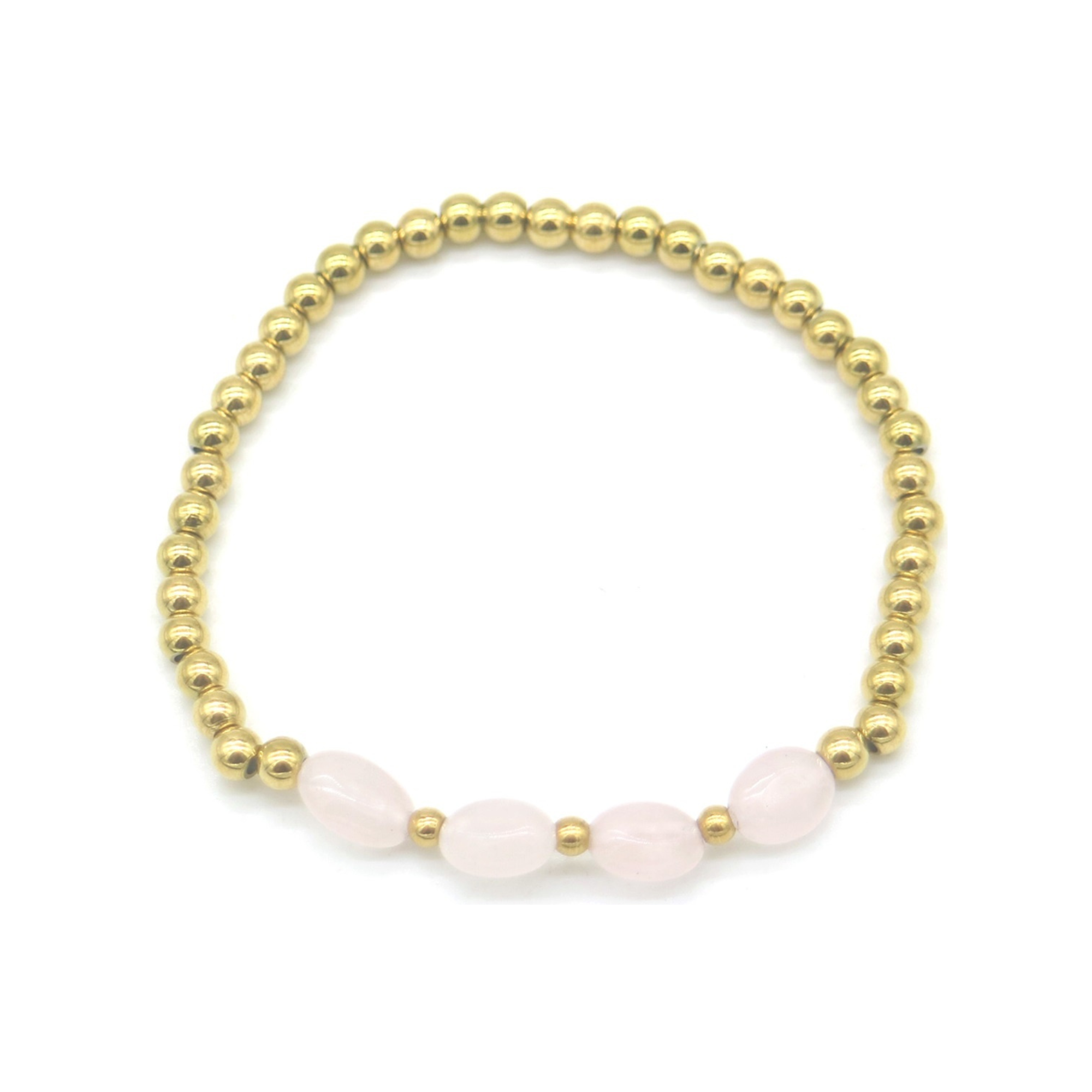 Indi - Bracciale - Pietra naturale -Acciaio inossidabile