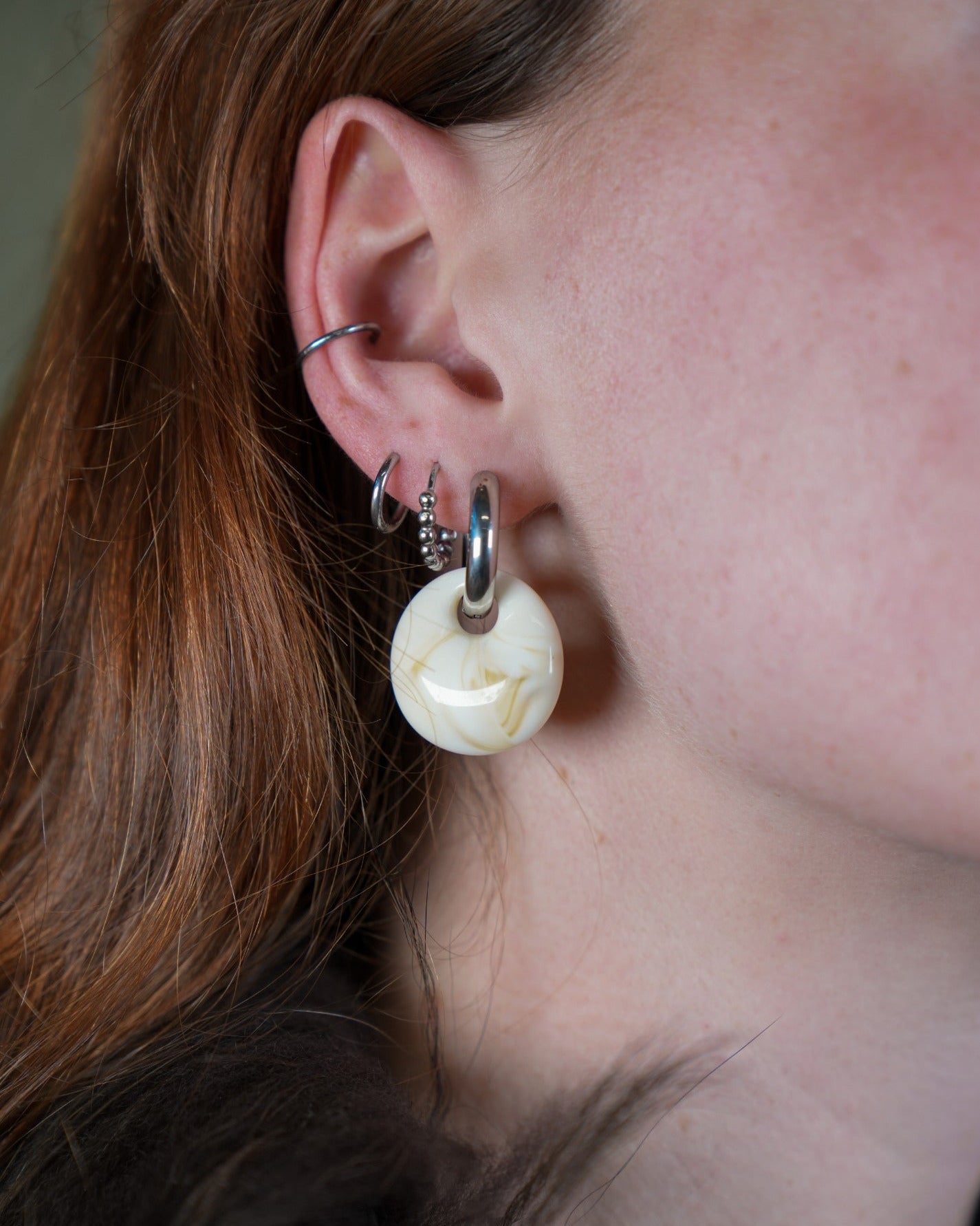 Penelope - Boucles d'oreilles - Acier inoxydable