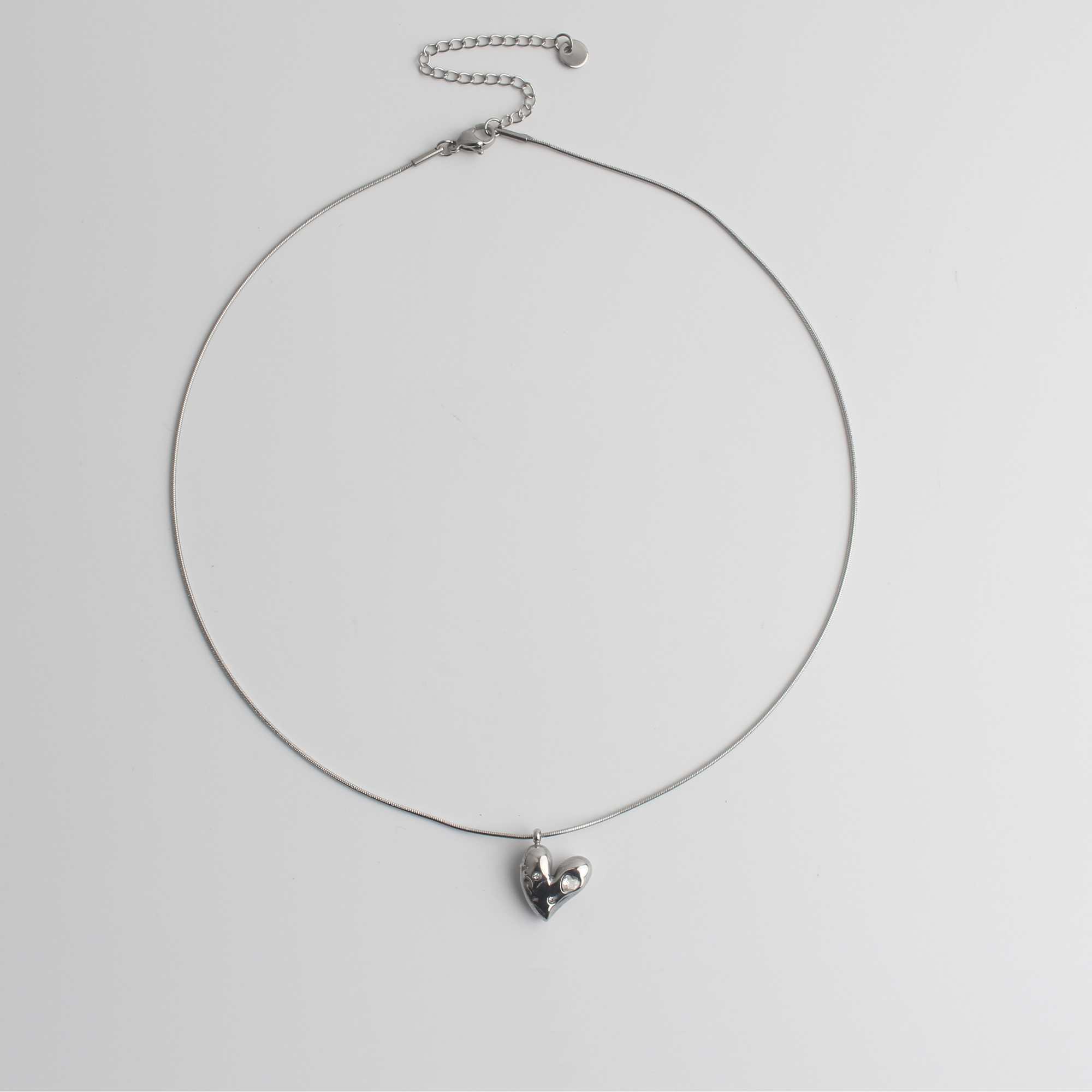 Sparkly love - Collar - Acero inoxidable