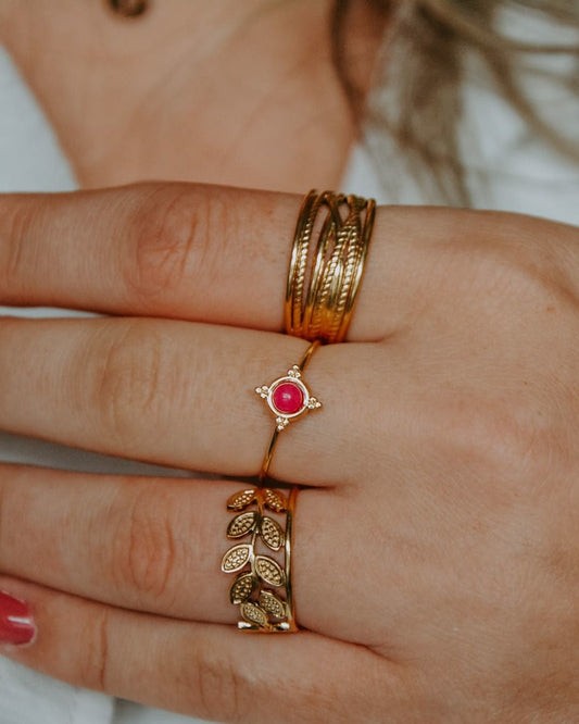 Maelynn - Ring - Edelstahl - verstellbar