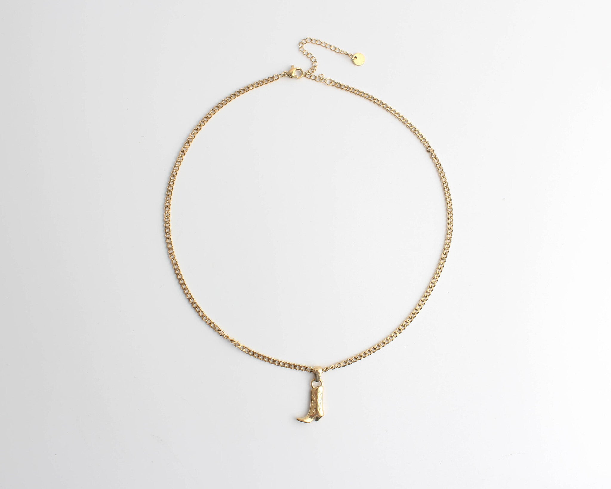 Cowboy Boots - Halskette - Edelstahl