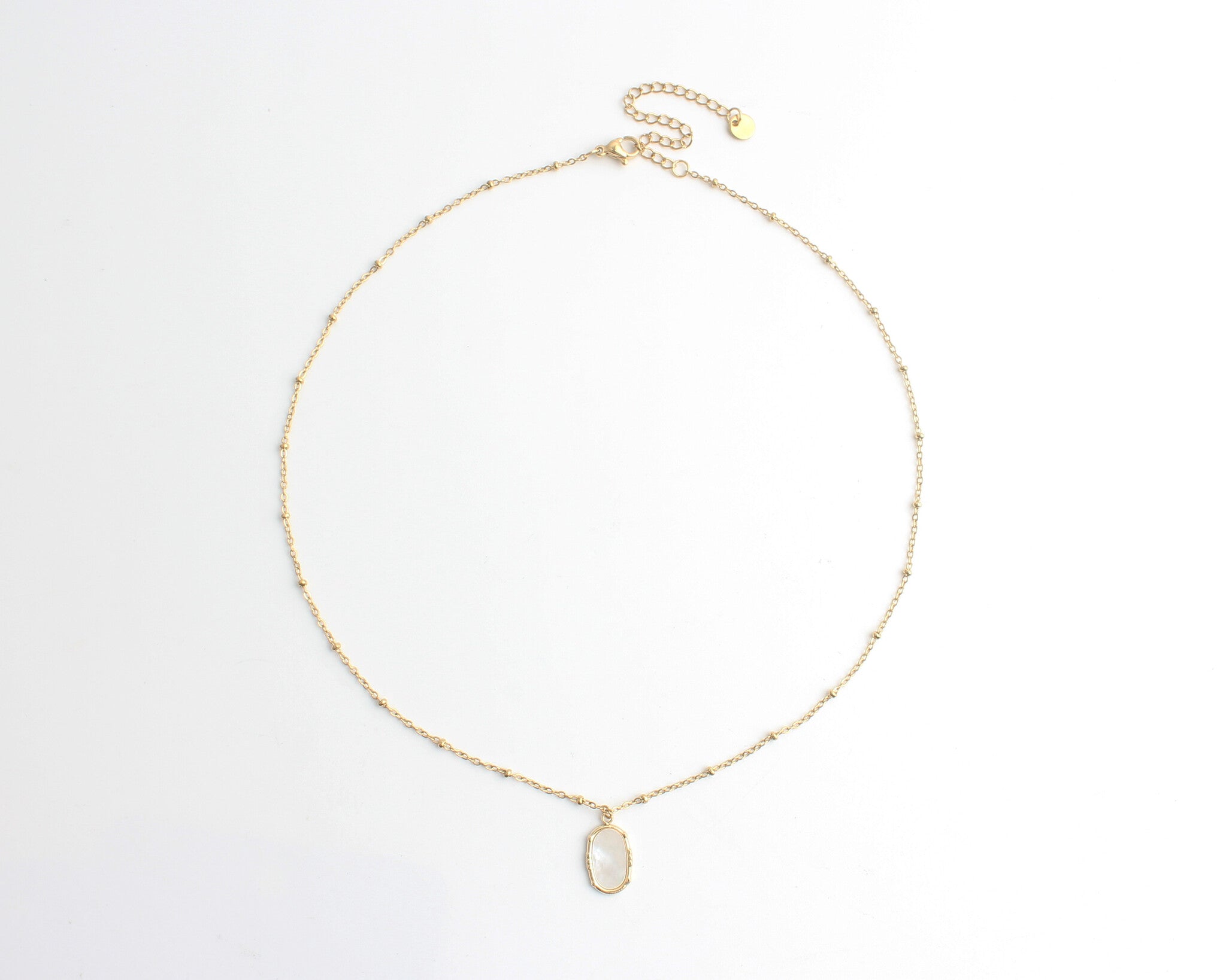 Evelyn - Collar - Piedra natural - Acero inoxidable