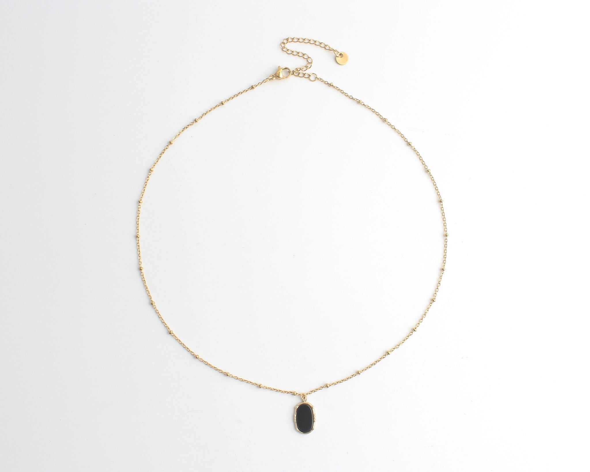 Evelyn - Collar - Piedra natural - Acero inoxidable