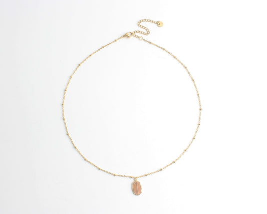 Evelyn - Collier - Pierre naturelle - Acier inoxydable