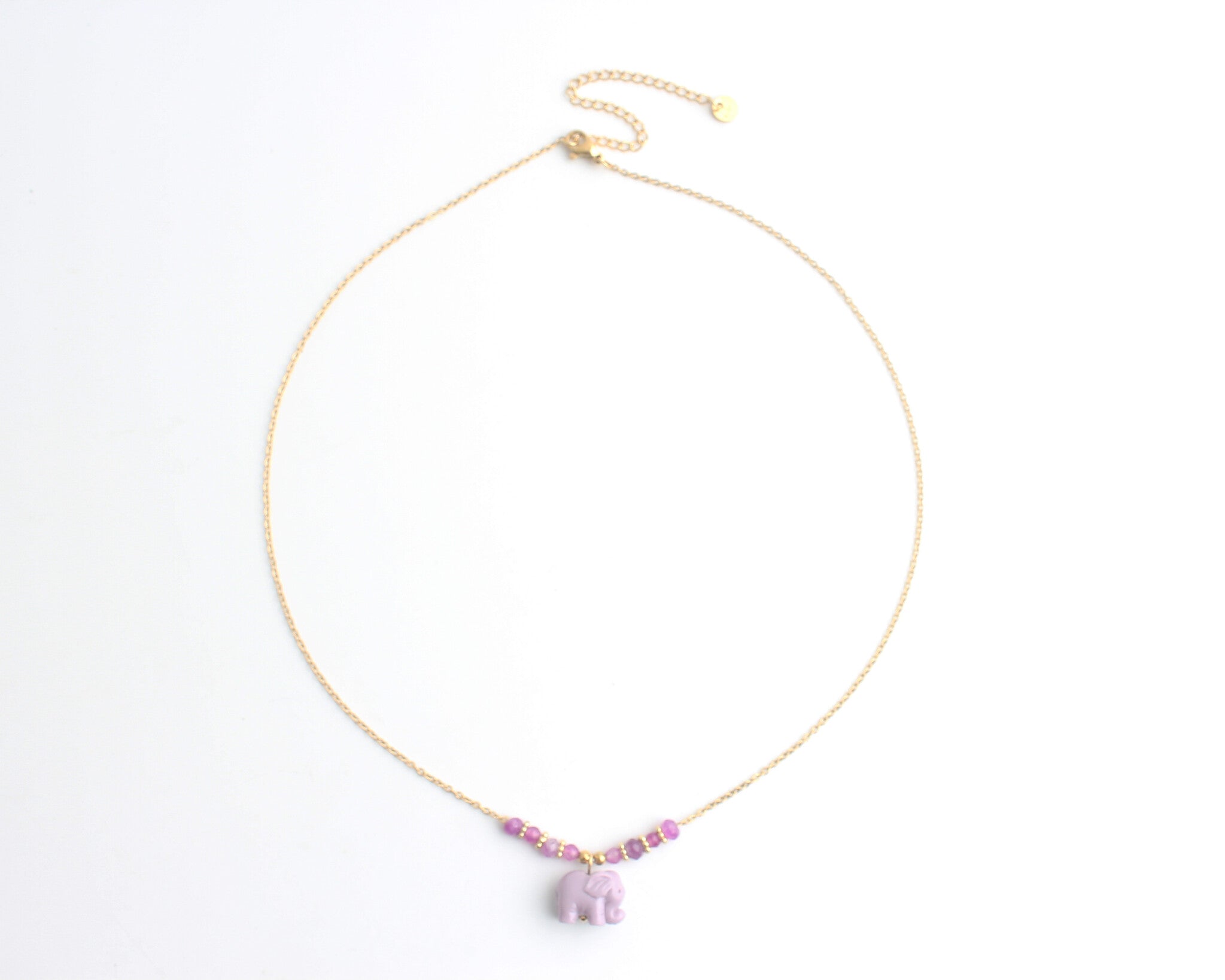 Elephant - Halskette - Edelstahl