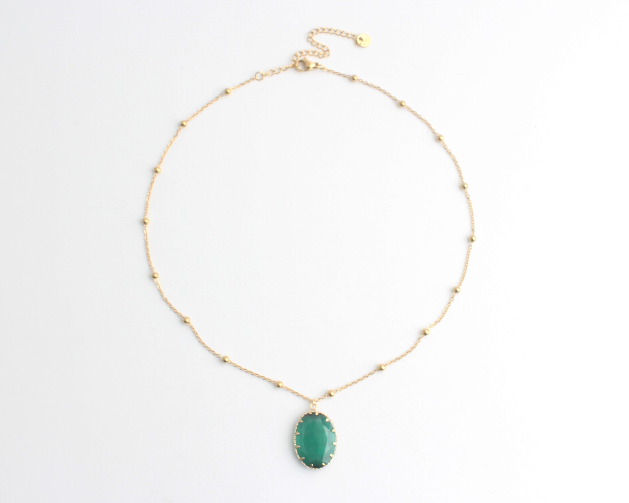 Darla - Collier - Pierre naturelle - Acier inoxydable