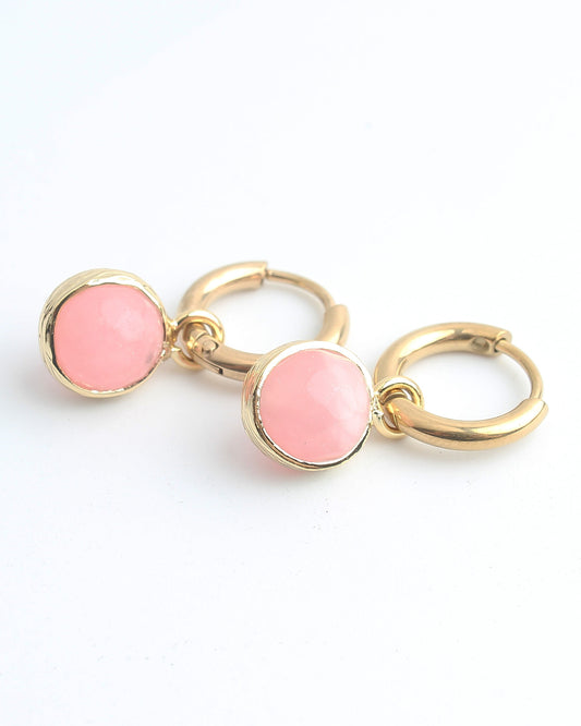 Saar - Oorbellen - Natuursteen - Stainless Steel