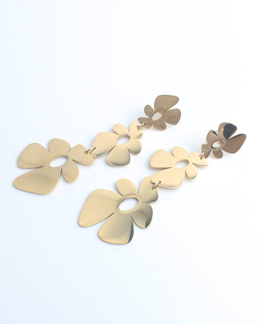 Flowers, Flowers, Flowers - Pendientes - Acero inoxidable