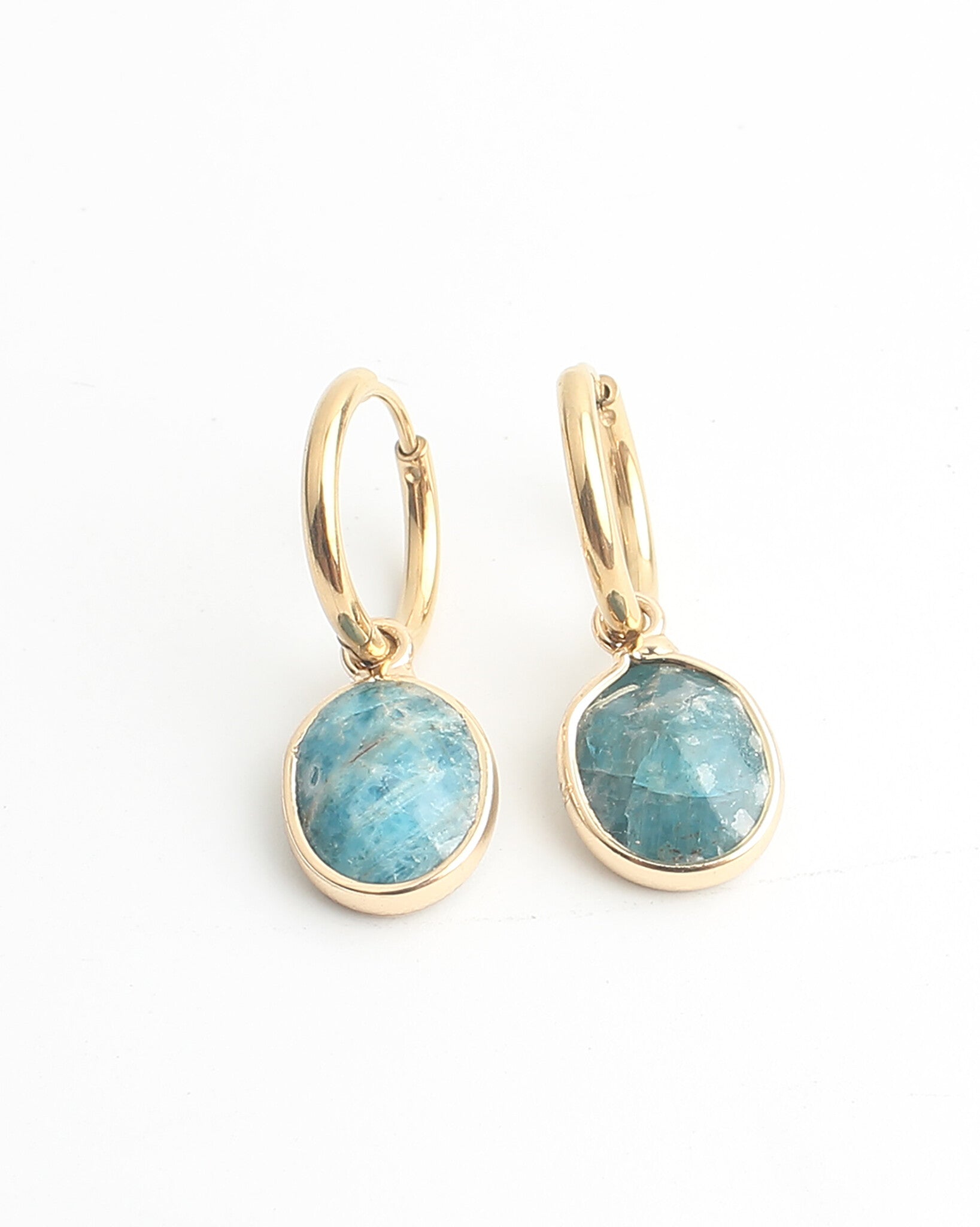 Ovally - Earrings - Natural Stone - Stainless Steel