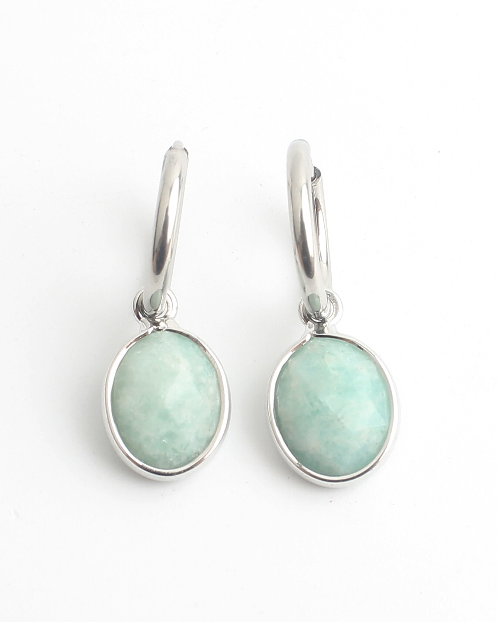 Ovally - Earrings - Natural Stone - Stainless Steel