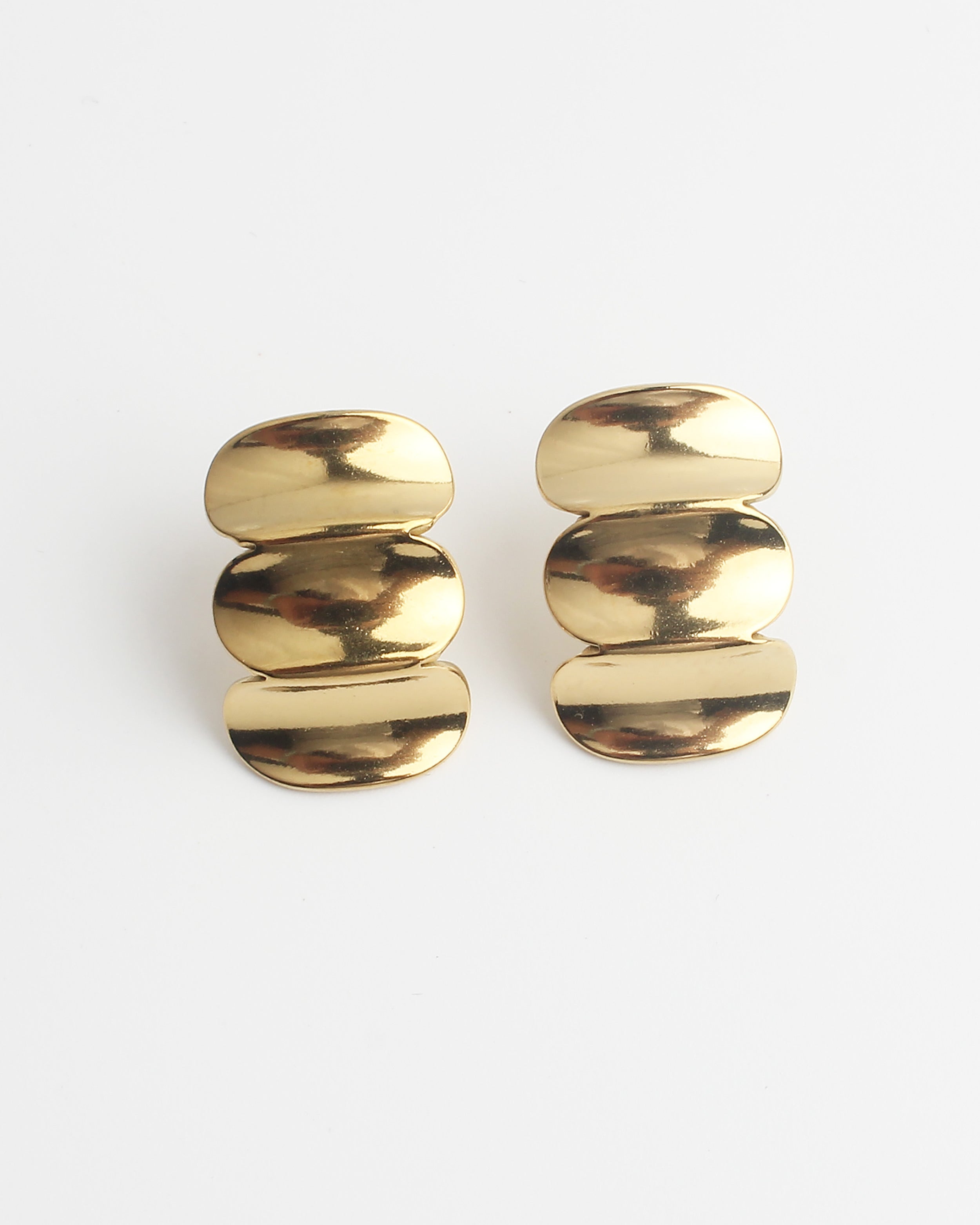 Xia - Studs - Pendientes - Acero inoxidable