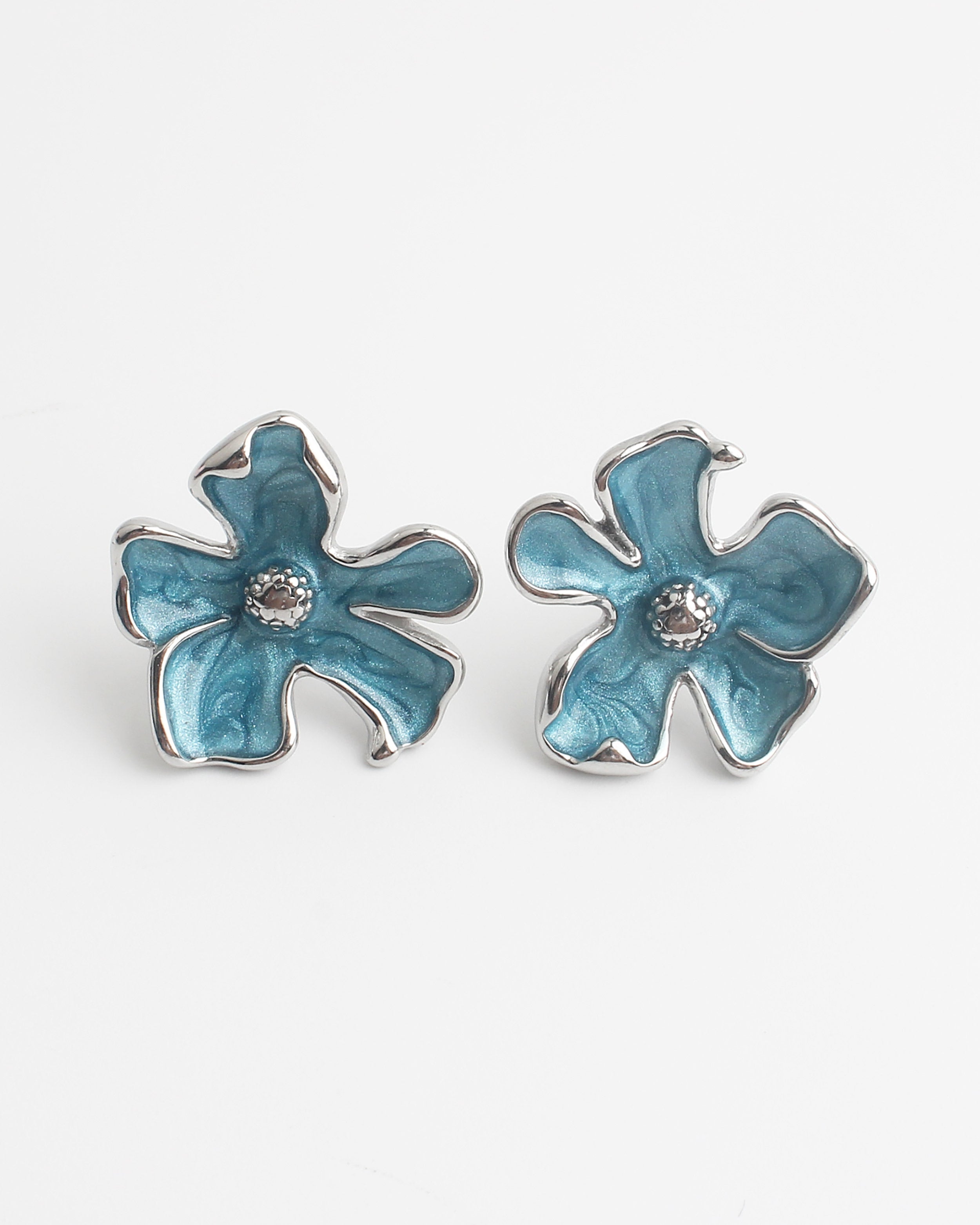 Love Flower - Ohrstecker - Ohrringe - Edelstahl