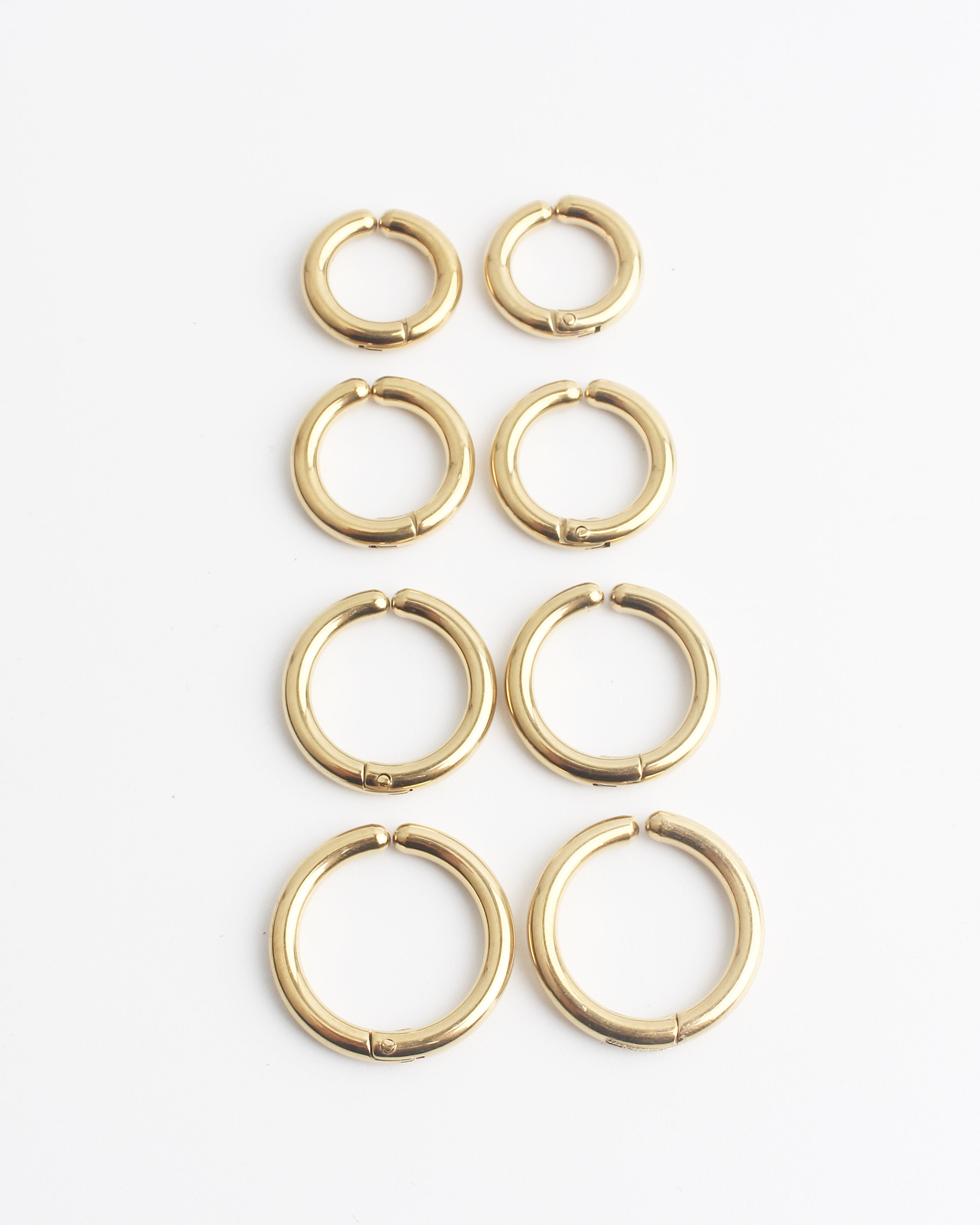 Basic - Orecchini - A clip - Acciaio inossidabile