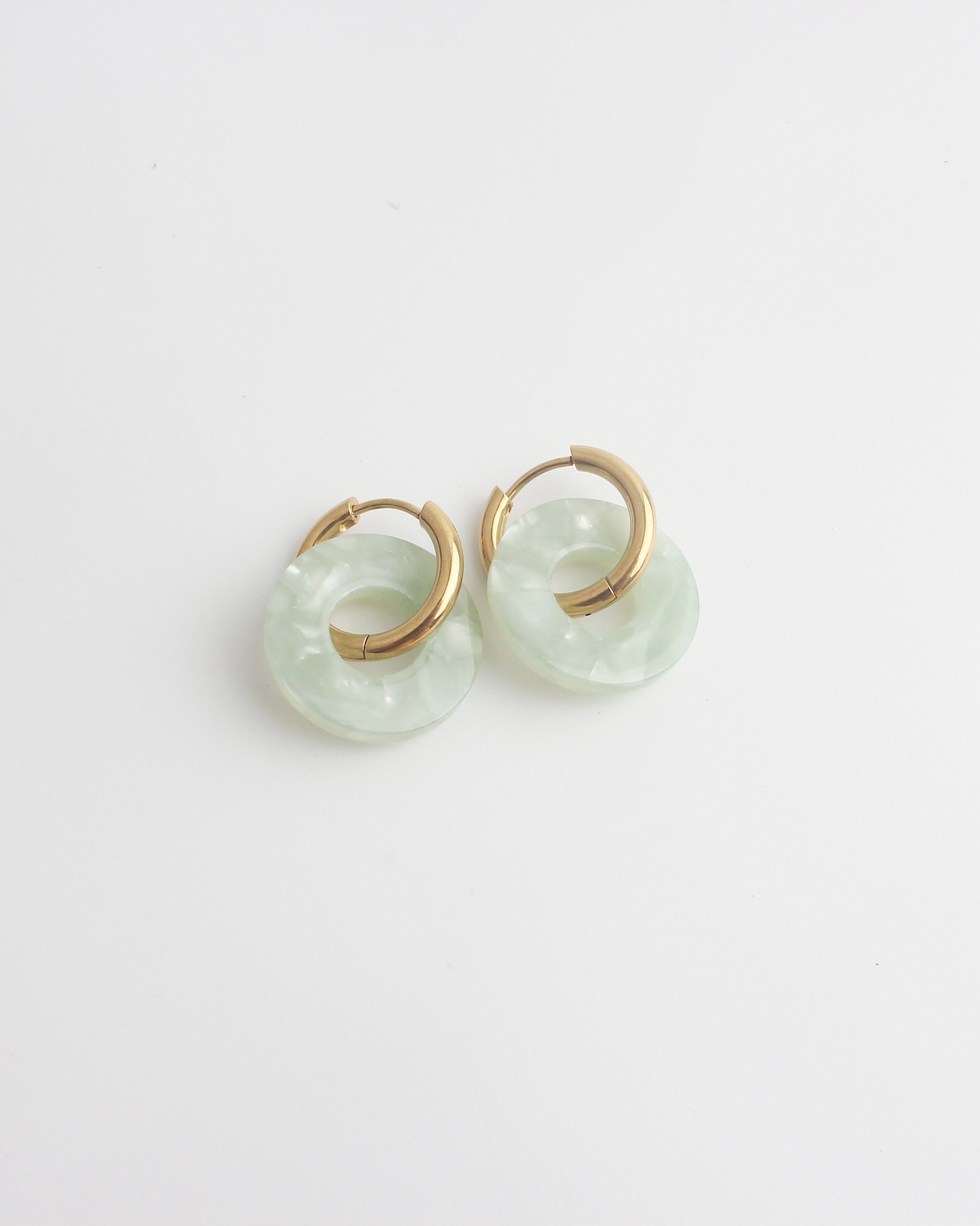 Violette - Boucles d'oreilles - Acier inoxydable