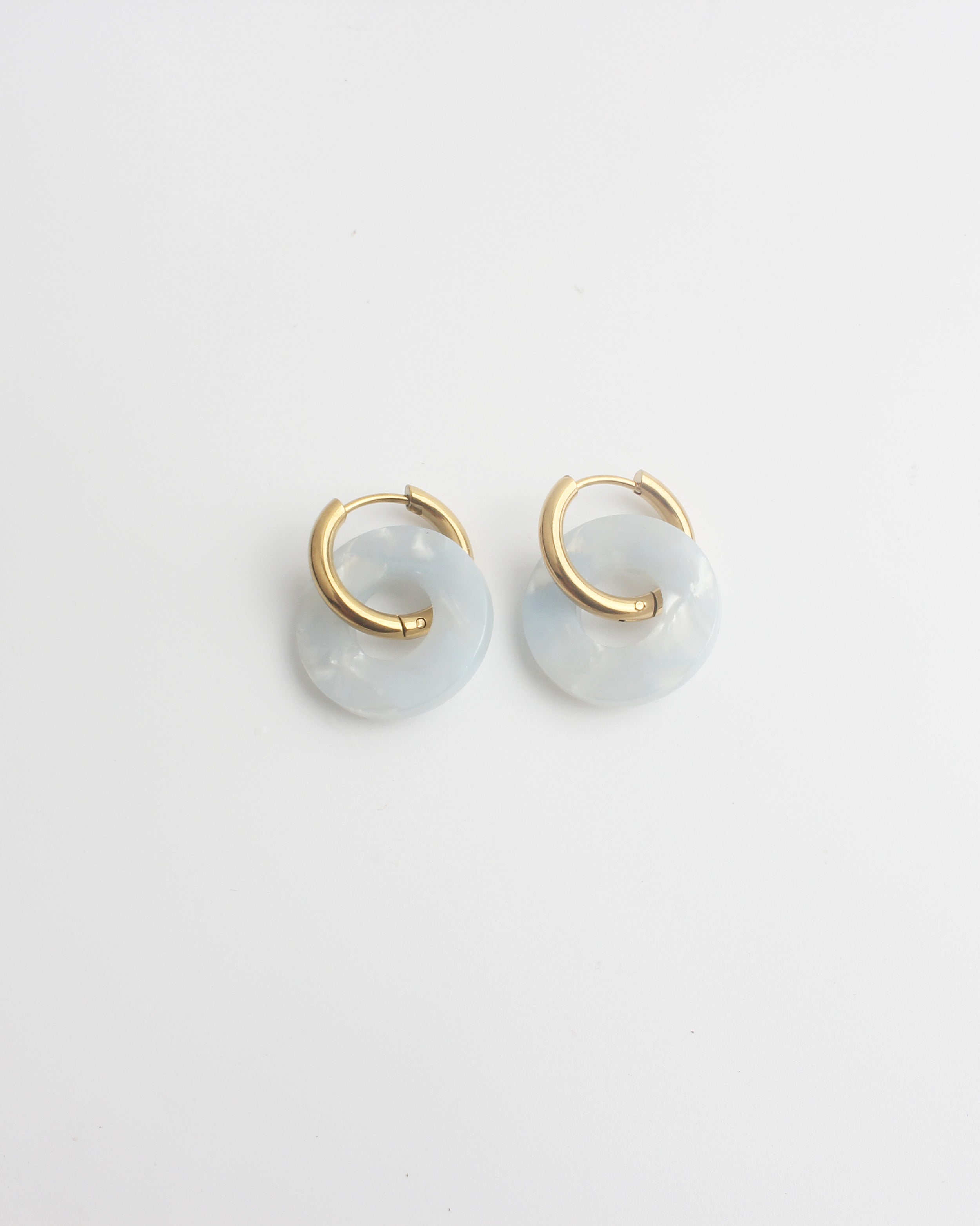 Violette - Boucles d'oreilles - Acier inoxydable