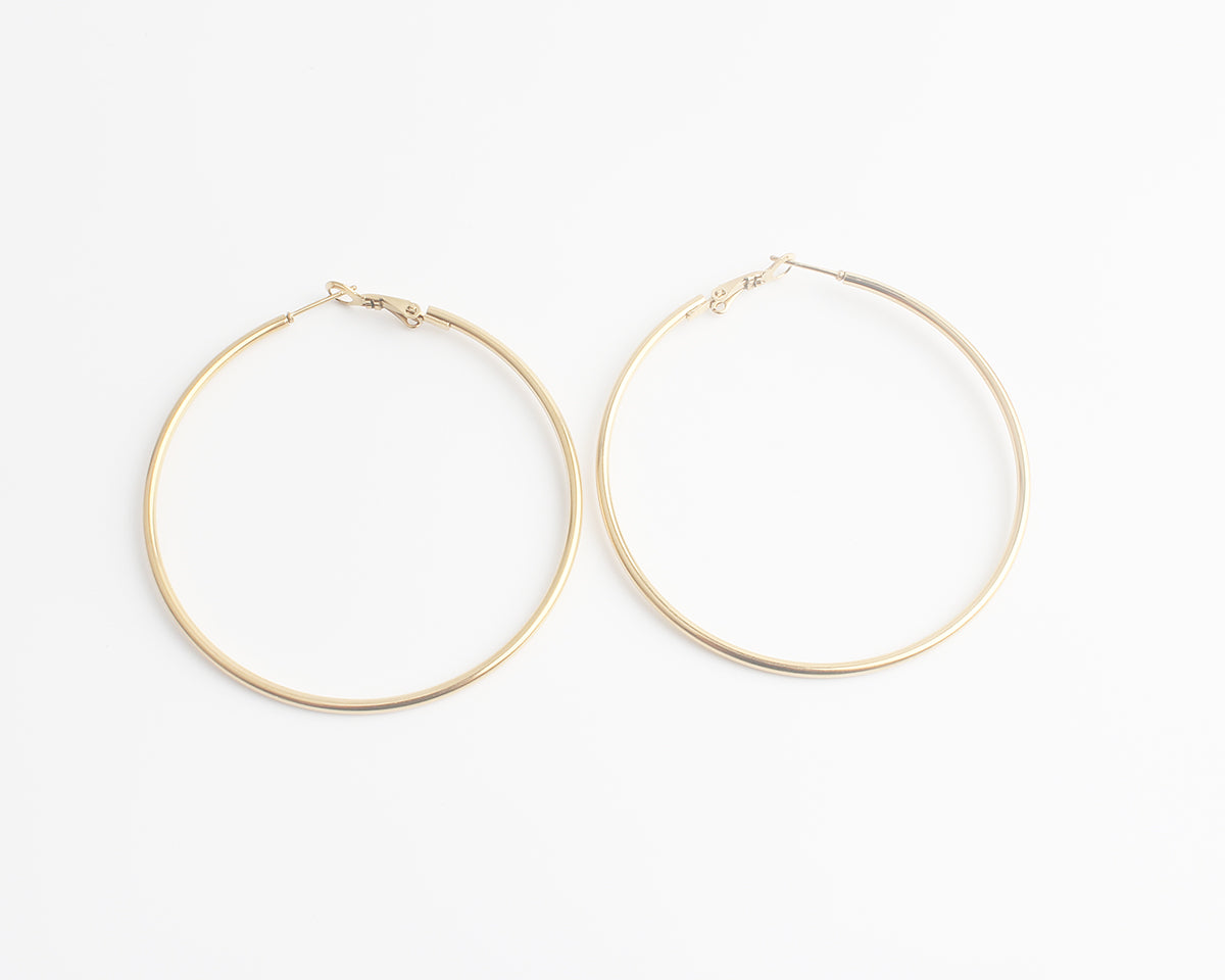 Basic hoops - Orecchini - Acciaio inossidabile