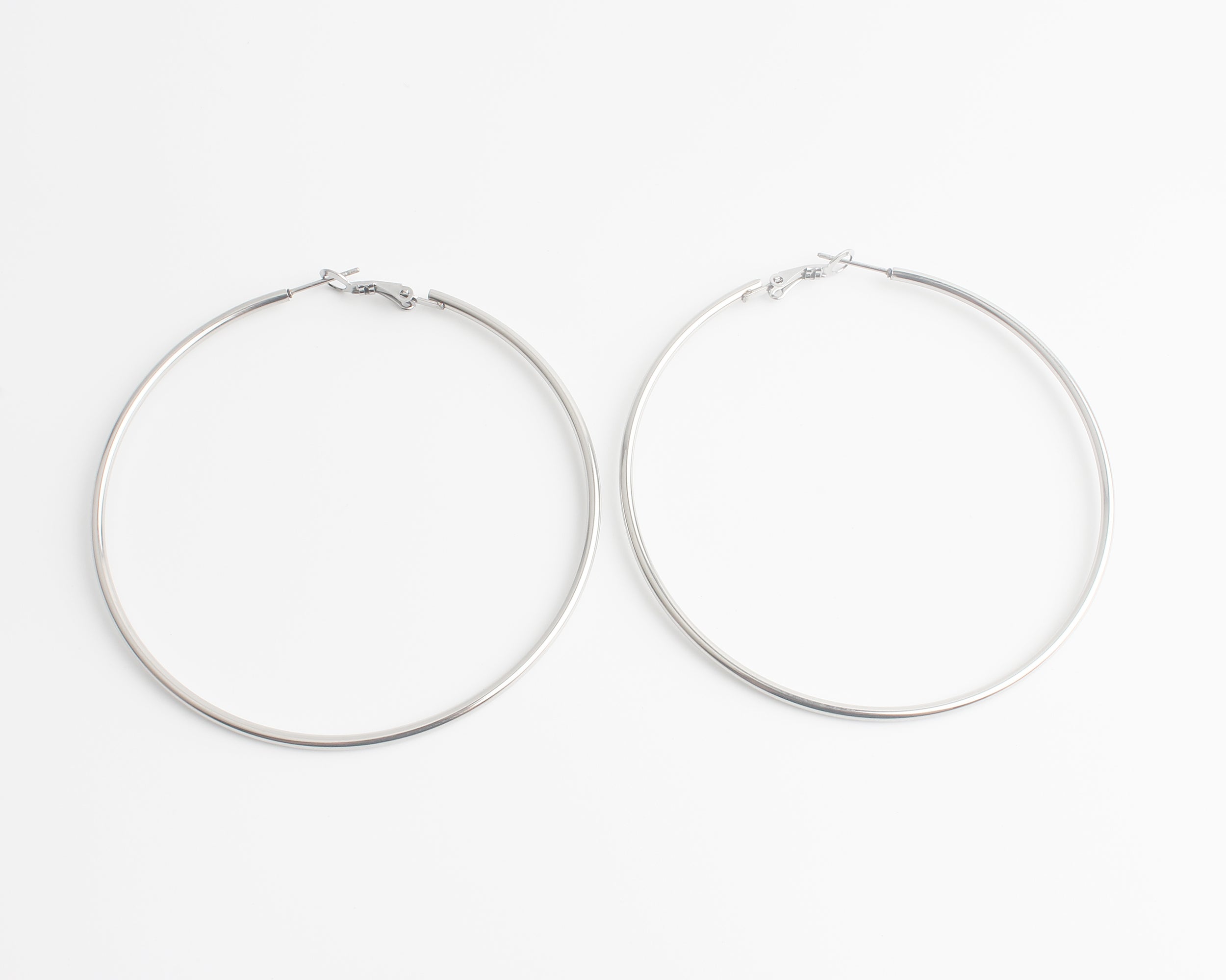 Basic hoops - Orecchini - Acciaio inossidabile