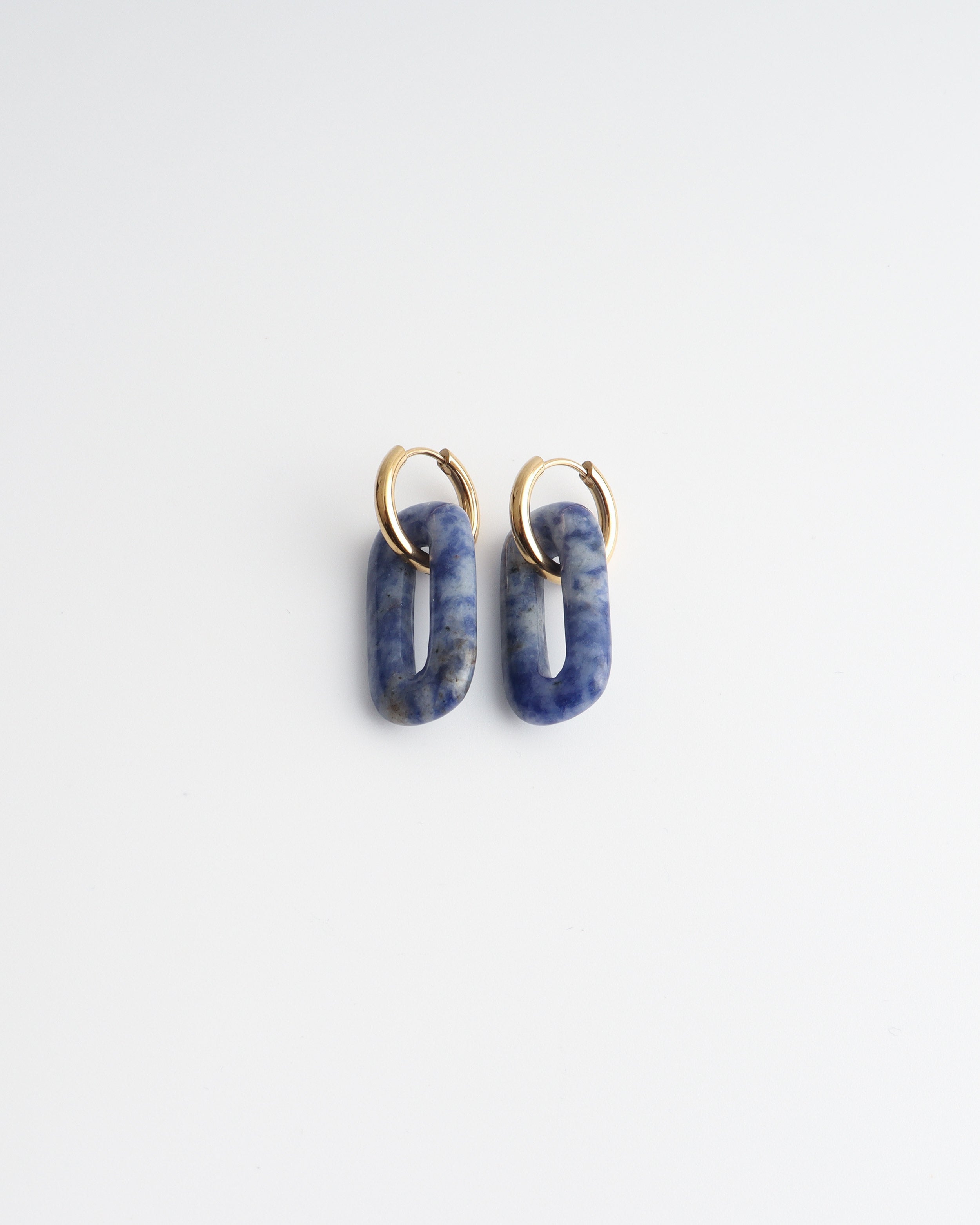 Sierra - Oorbellen - Natuursteen - Stainless Steel