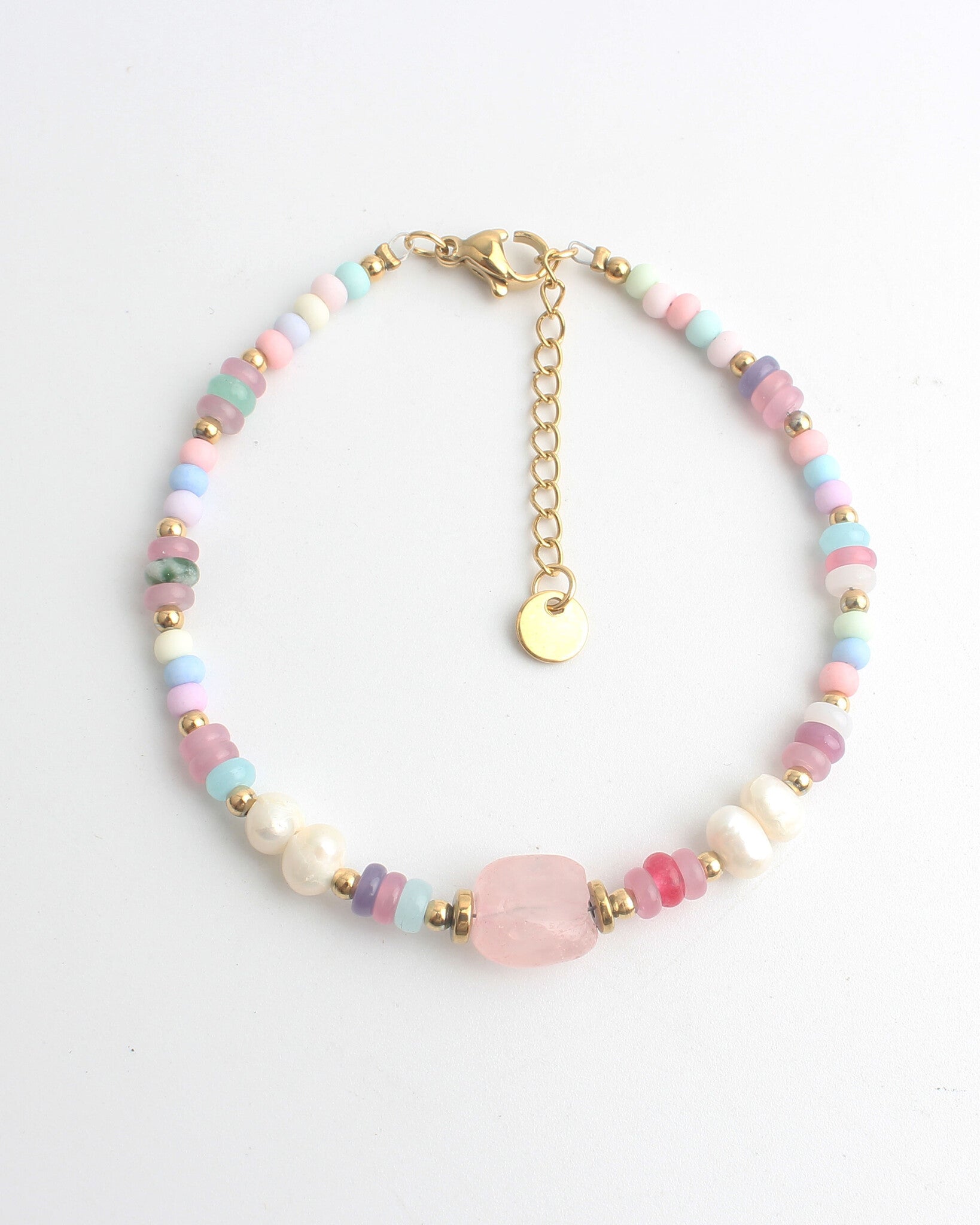 Katara - Bracelet - Pierre naturelle - Acier inoxydable