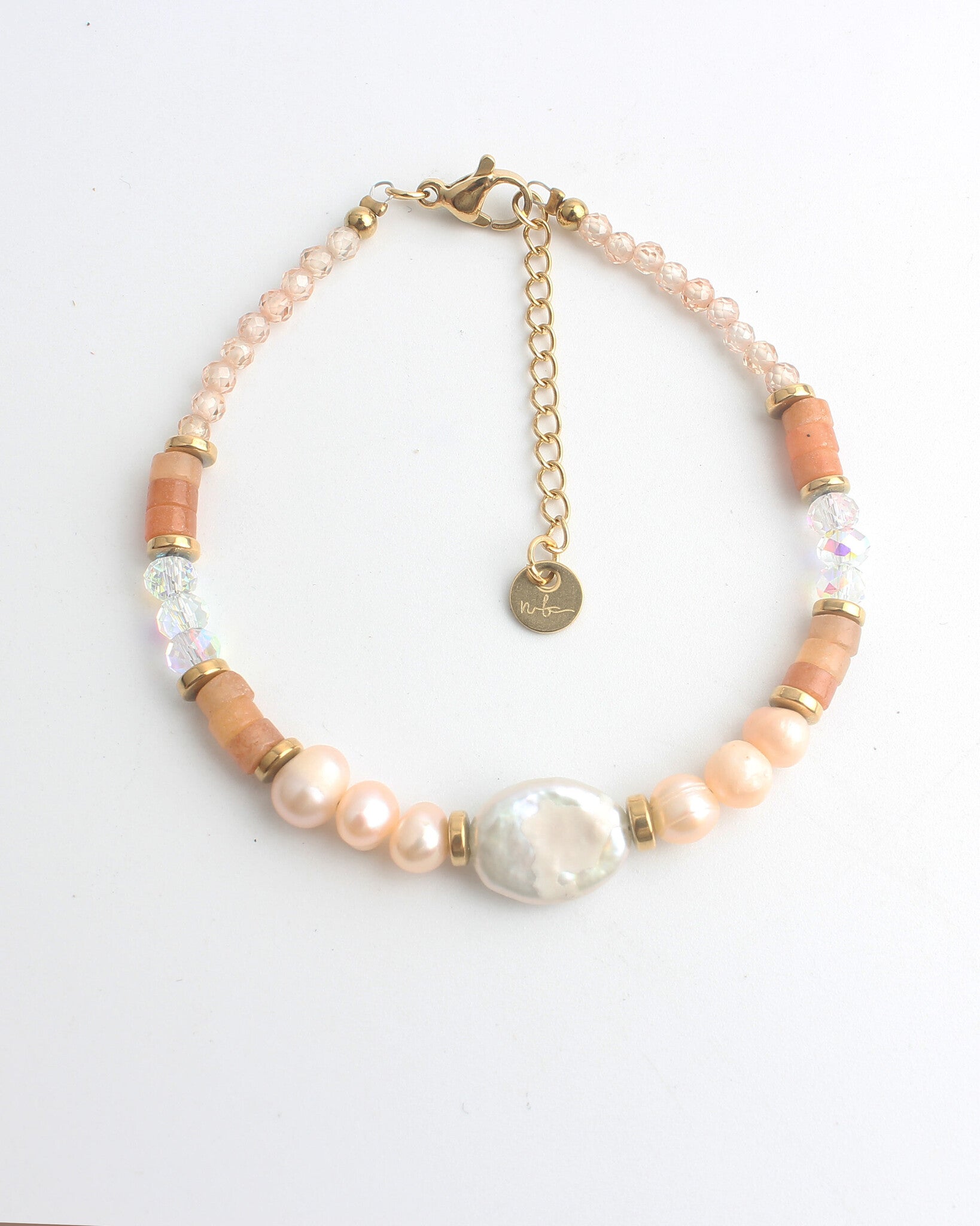 Katara - Bracelet - Pierre naturelle - Acier inoxydable