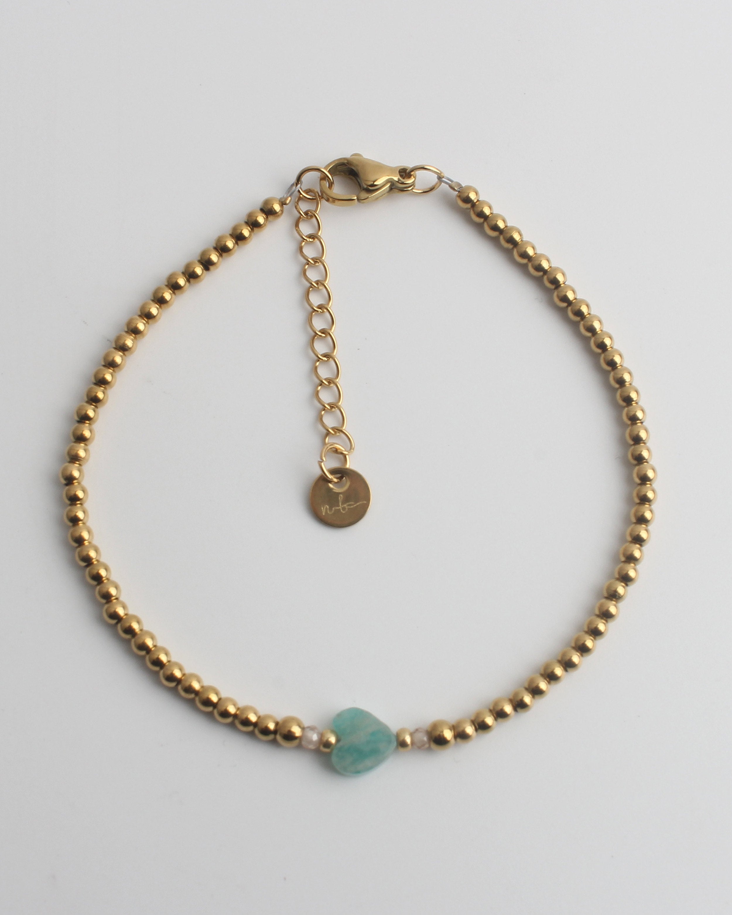 Jill - Bracelet - Pierre naturelle - Acier inoxydable