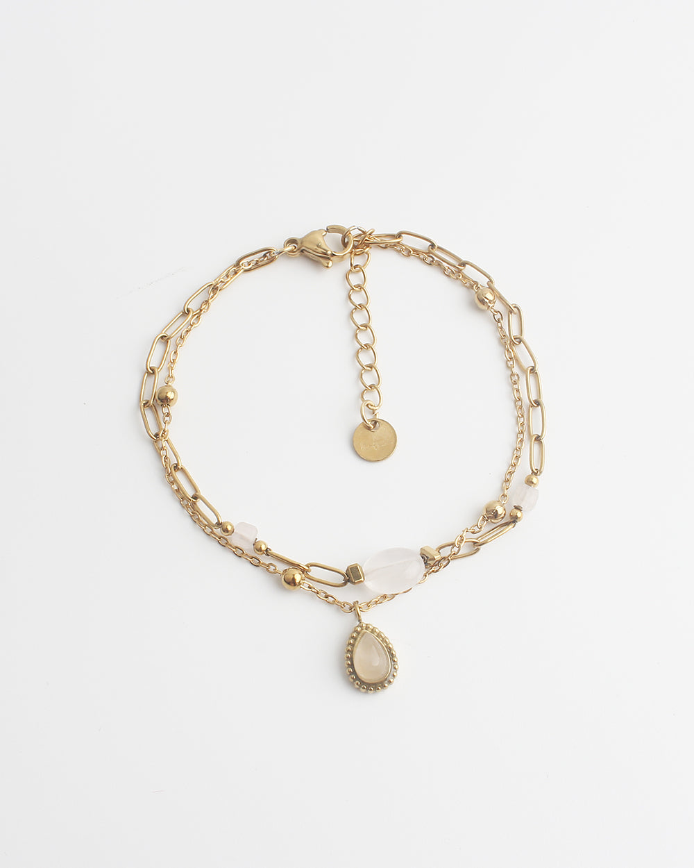 Kela - Armband - Natuursteen - Stainless Steel