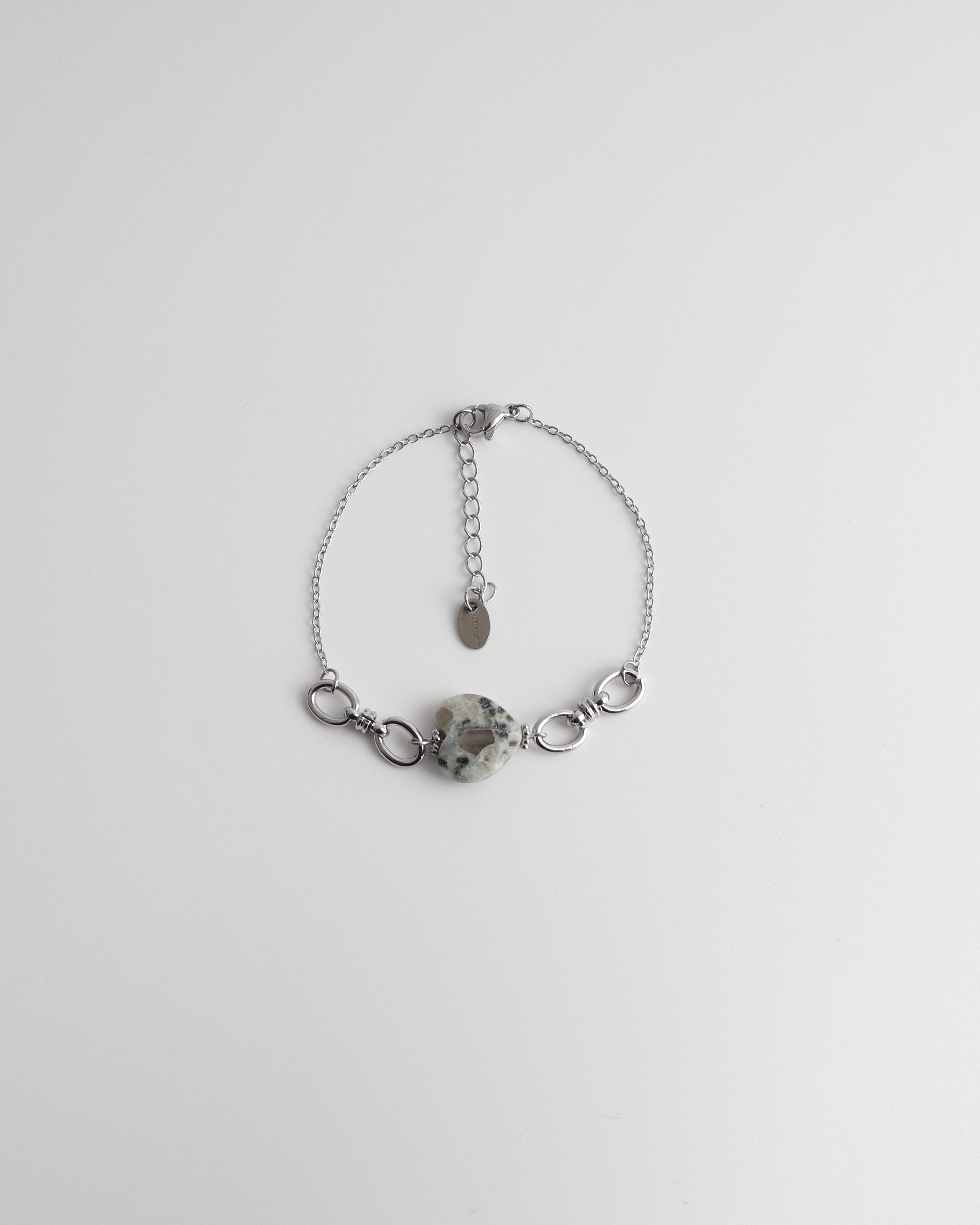 Crystel - Bracelet - Pierre naturelle - Acier inoxydable