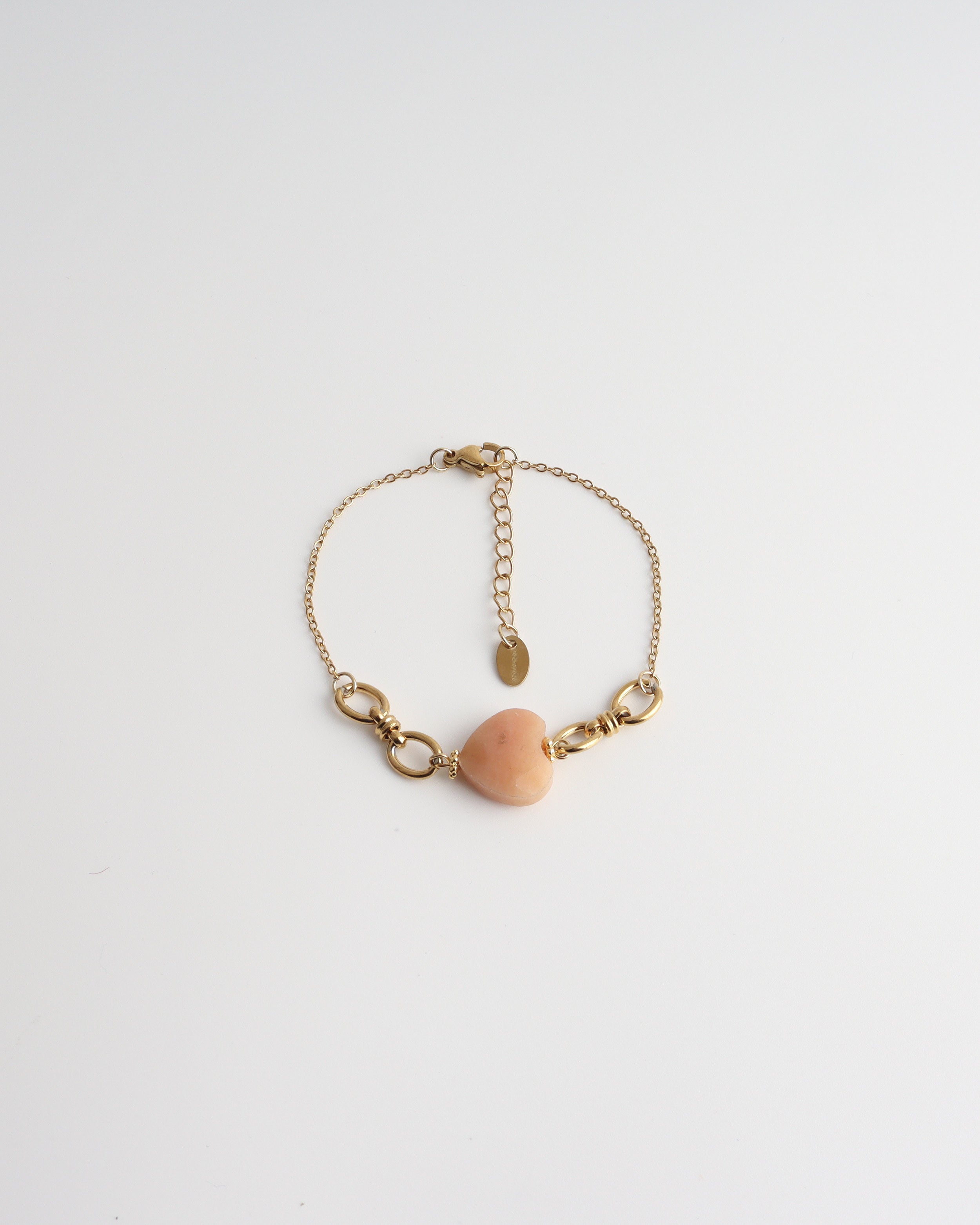 Crystel - Bracelet - Pierre naturelle - Acier inoxydable