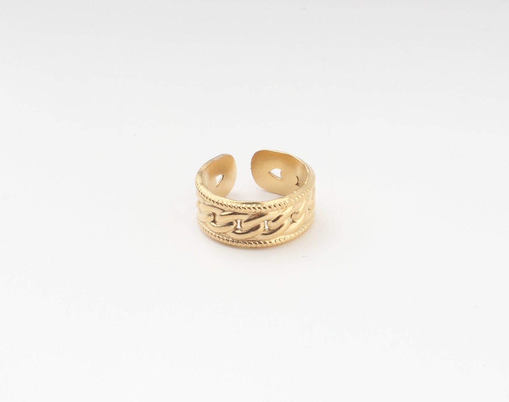 Kaat - Ring - Edelstahl - Verstellbar