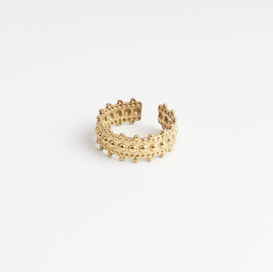 Delilah - Ring - Edelstahl - verstellbar