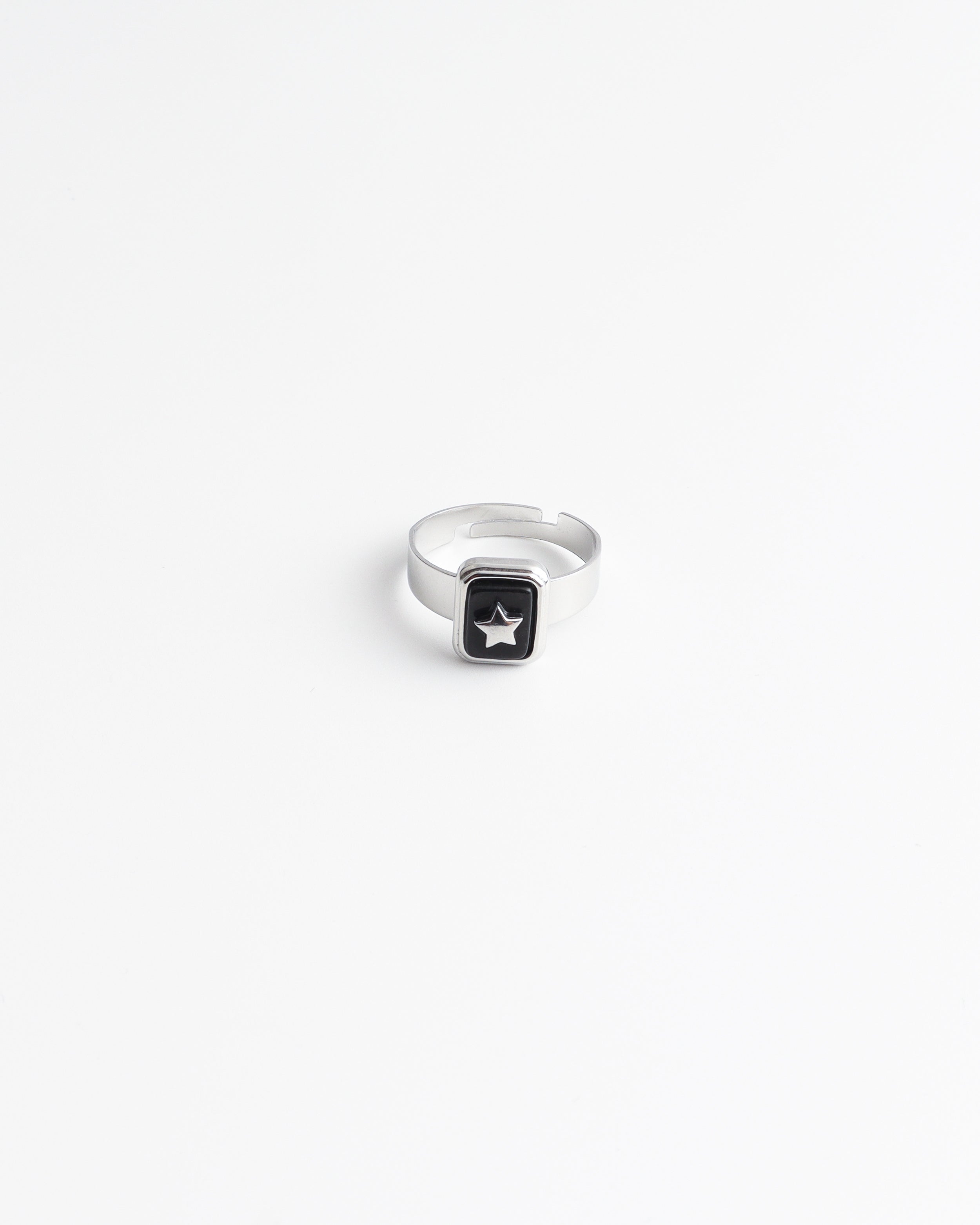 Yasmin - Ring - Naturstein - Edelstahl - Verstellbar