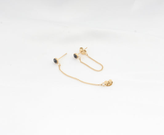 Berber Chain - Studs - Oorbellen - Stainlesss Steel