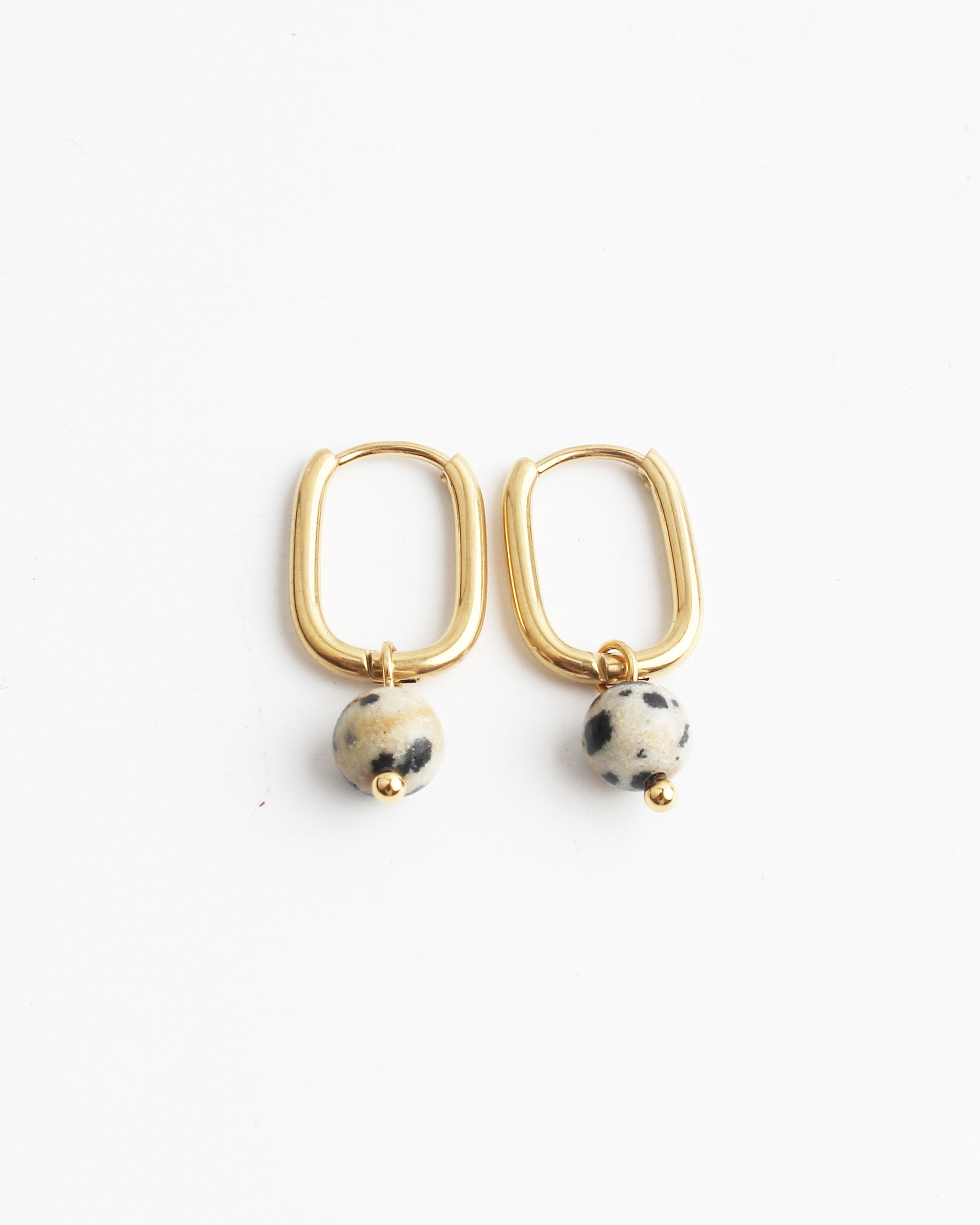 Zuzy - Earrings - Natural Stone - Stainless Steel