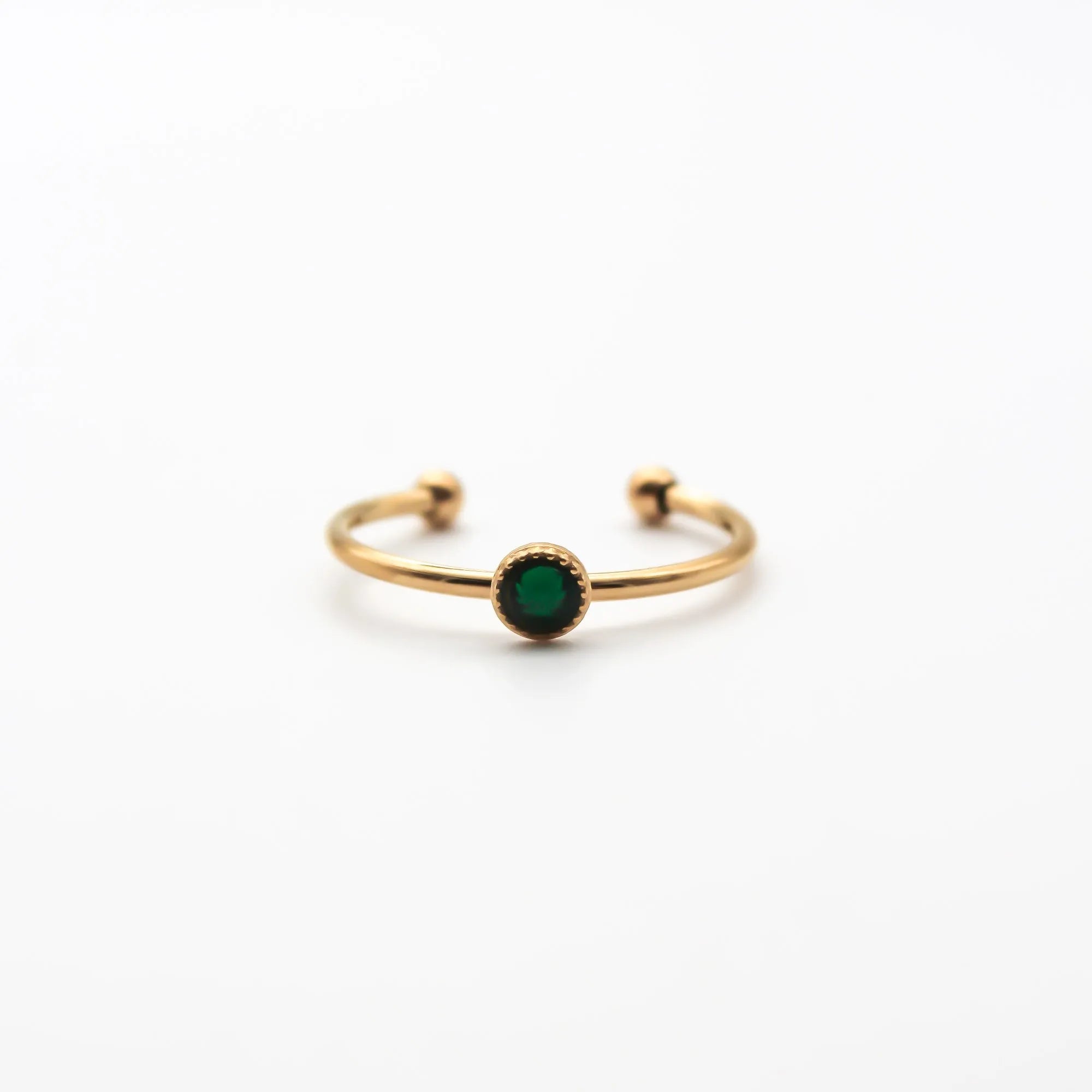 Strass - Anillo - Acero inoxidable - Ajustable