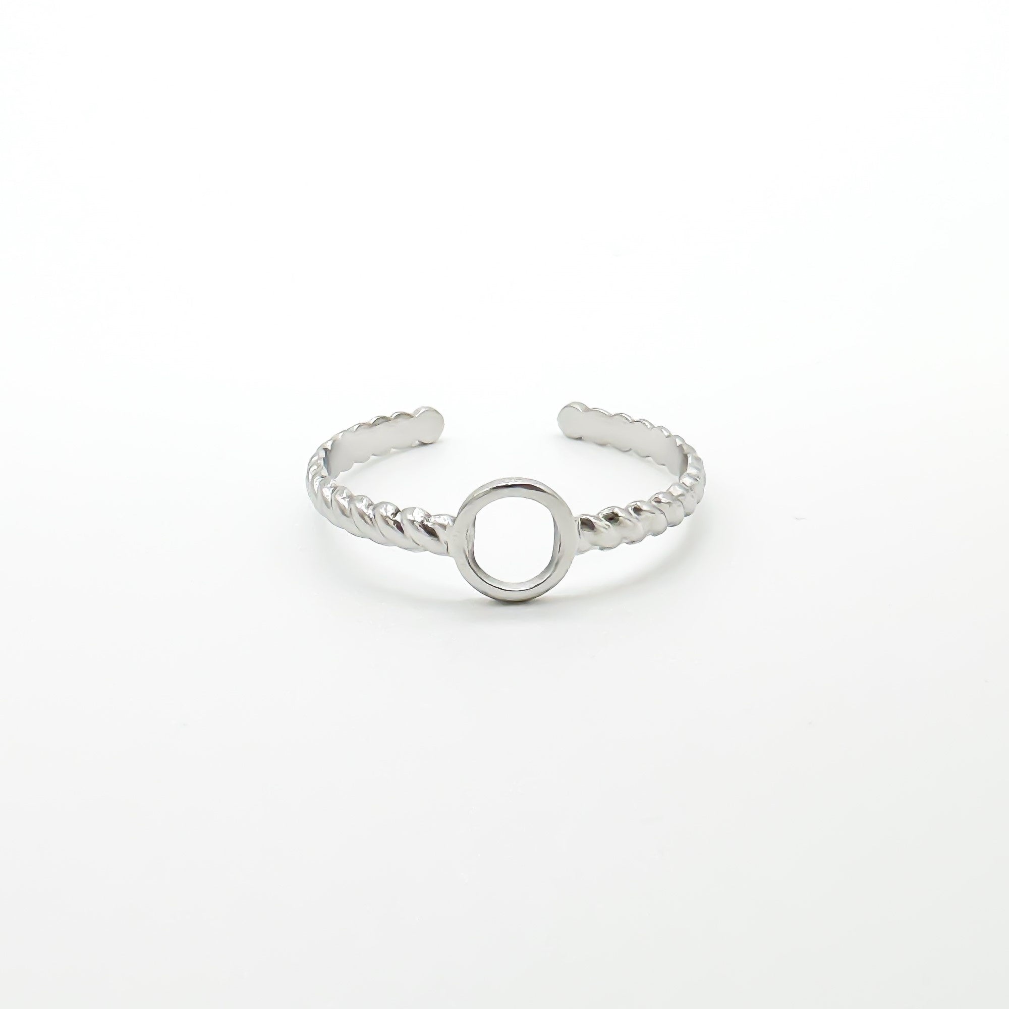 Little Circle - Bague - Acier inoxydable - Ajustable