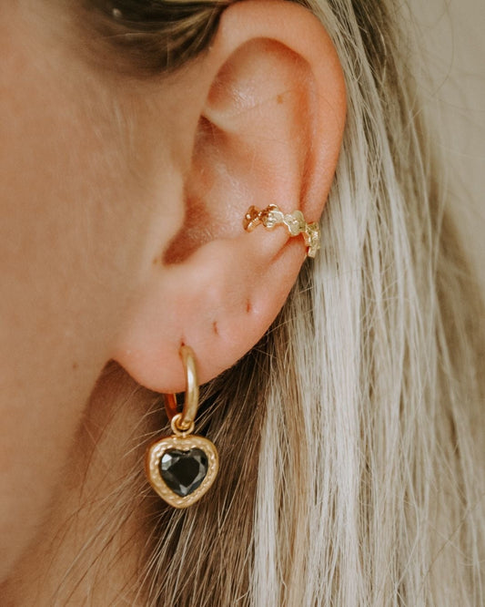 Daisy Flowers - Pendientes - Acero inoxidable