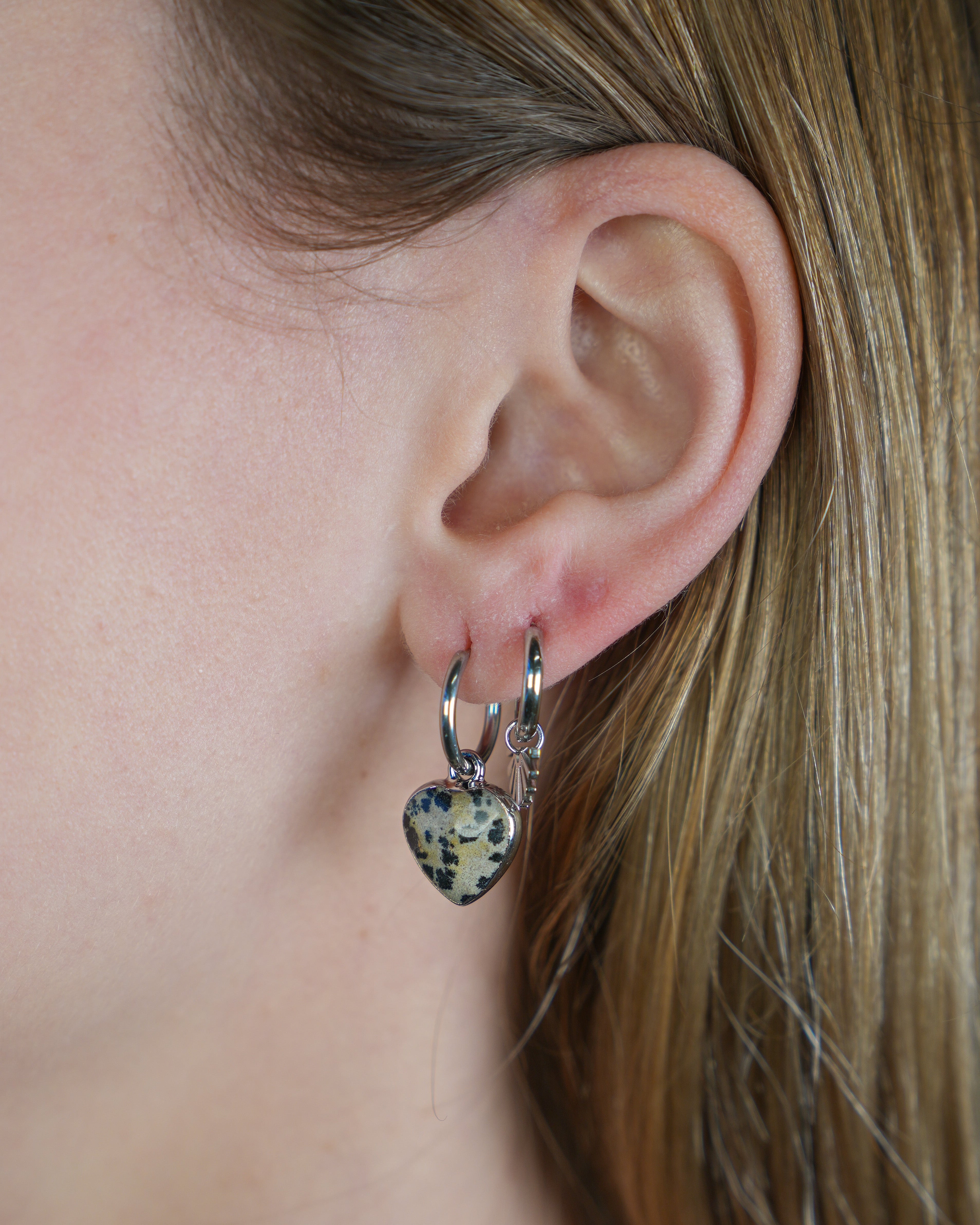 Cherish - Earrings - Natural Stone - Stainless Steel