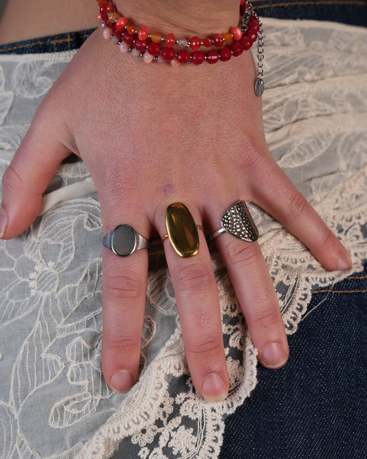 Kaitlyn - Bague - Acier inoxydable - Ajustable