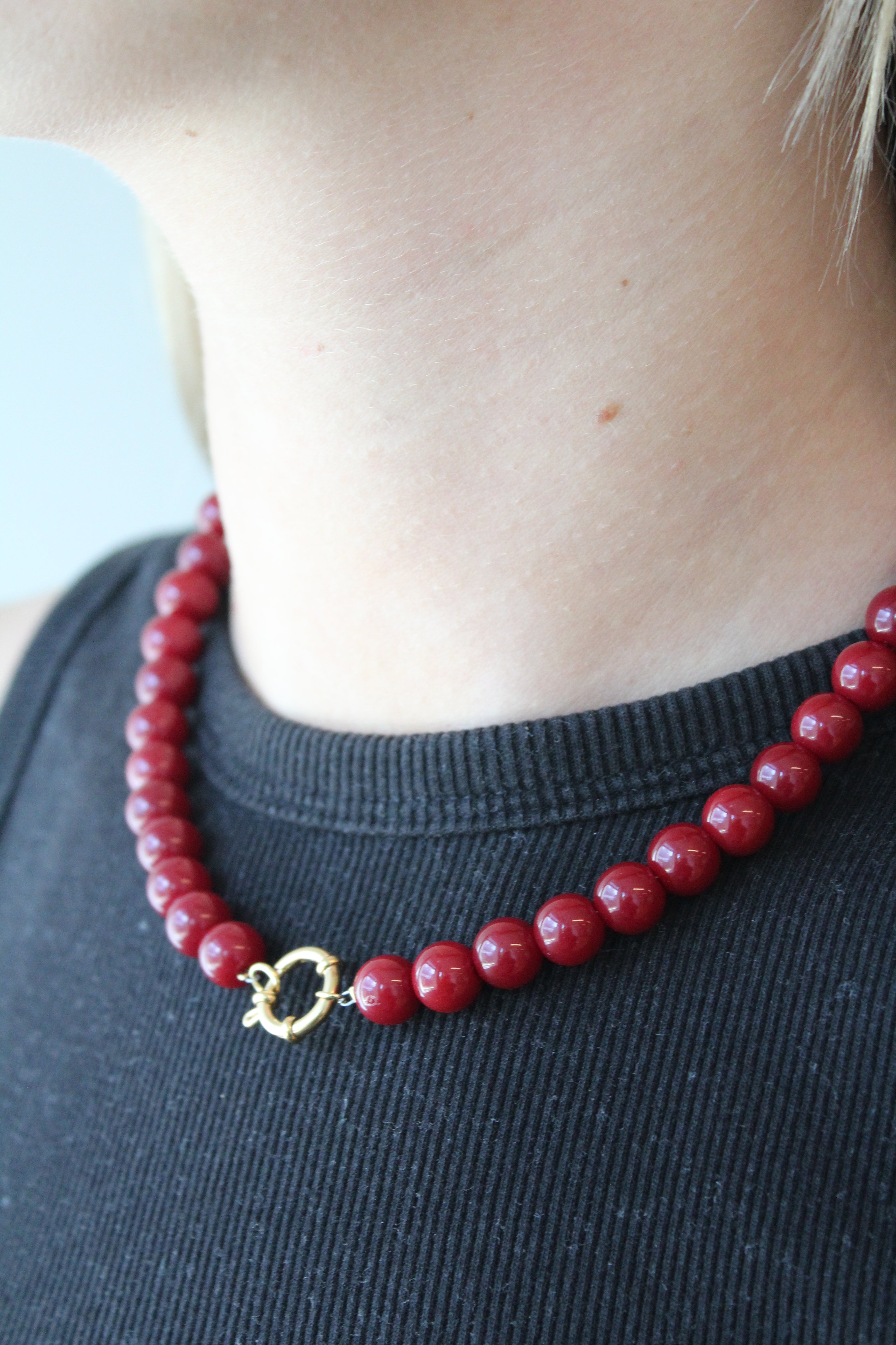 Samira - Necklace - Natural Stone -Stainless Steel