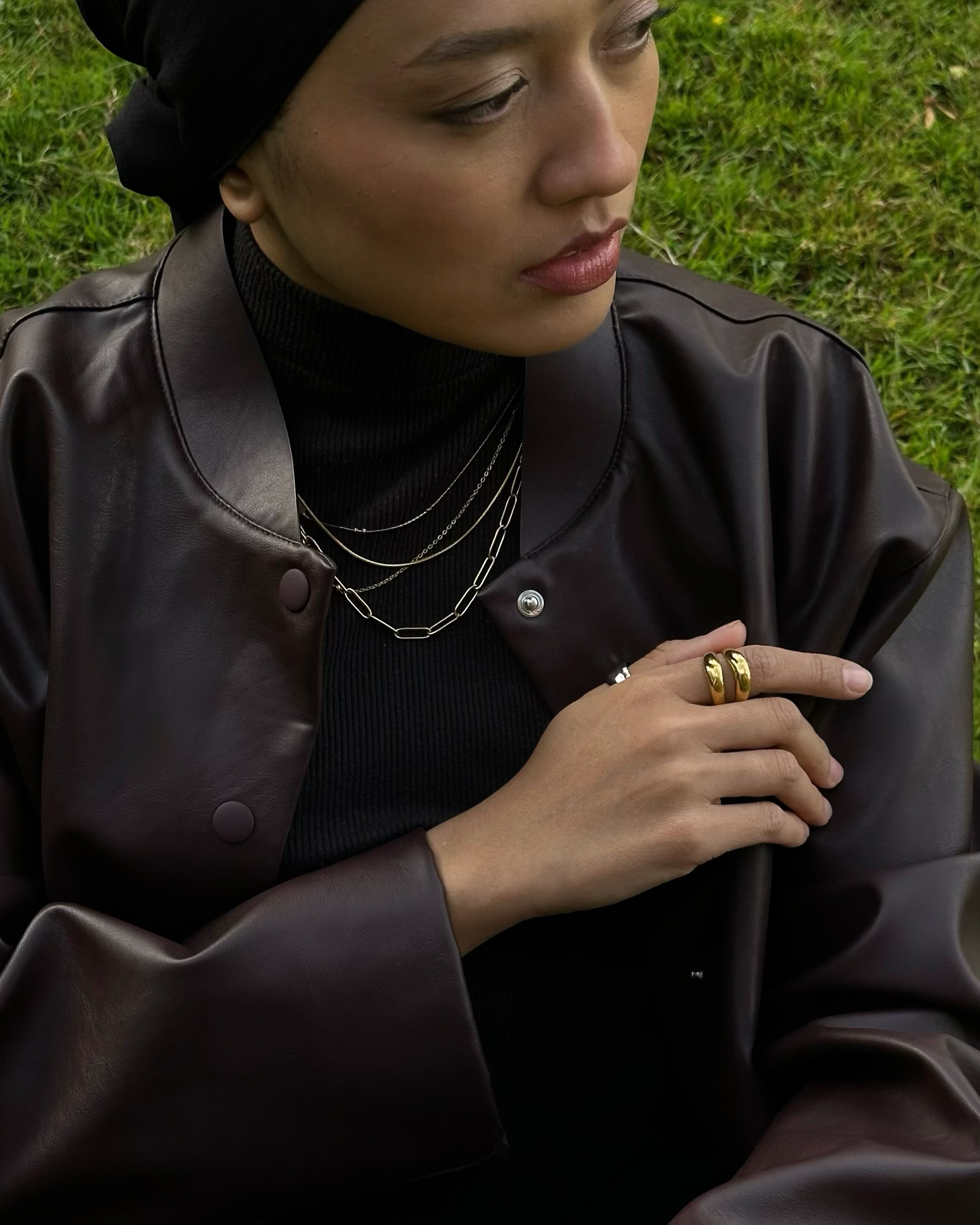 Stiene - Ring - Edelstahl - Verstellbar