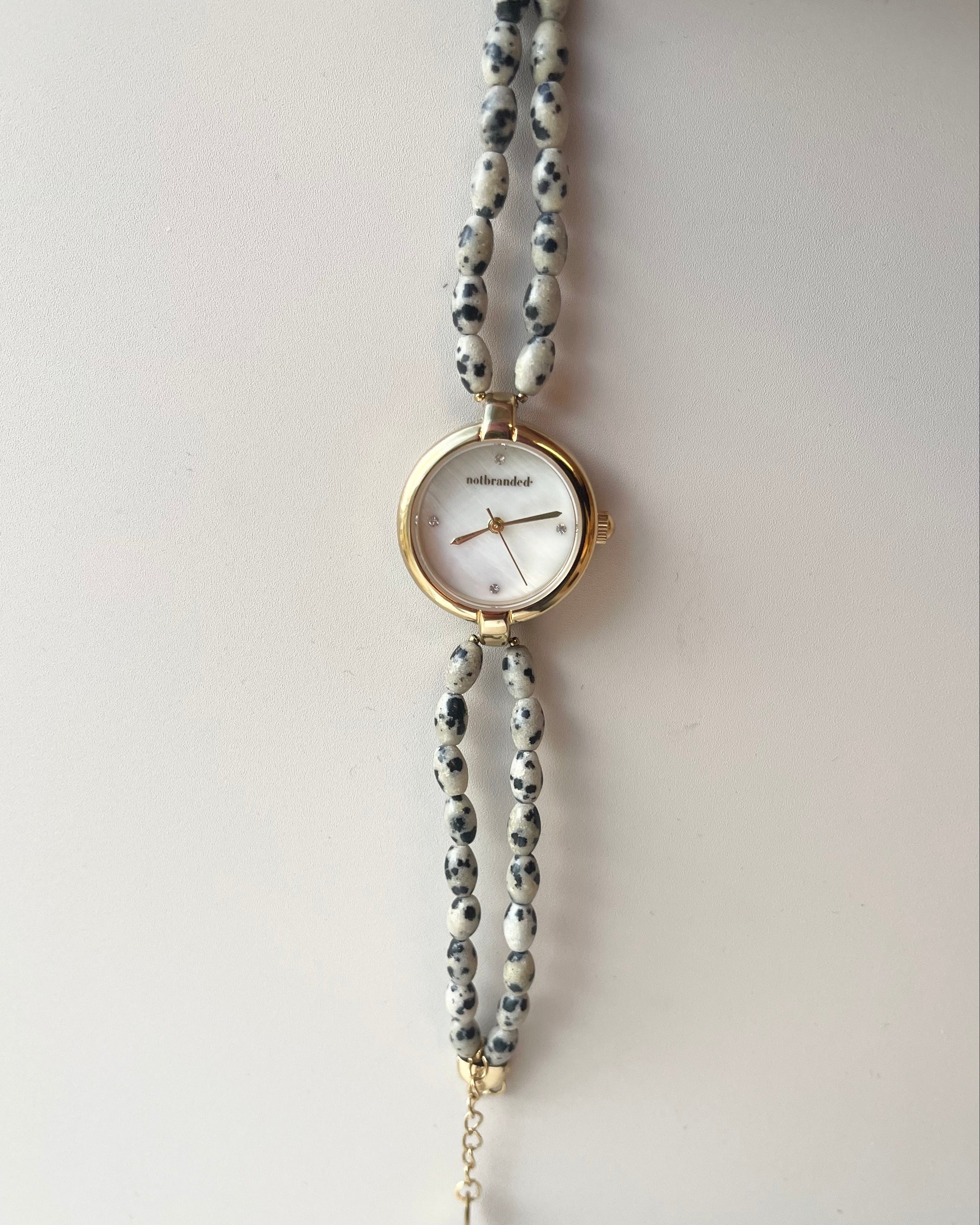 Noelia - Montre – Pierre naturelle - Acier inoxydable