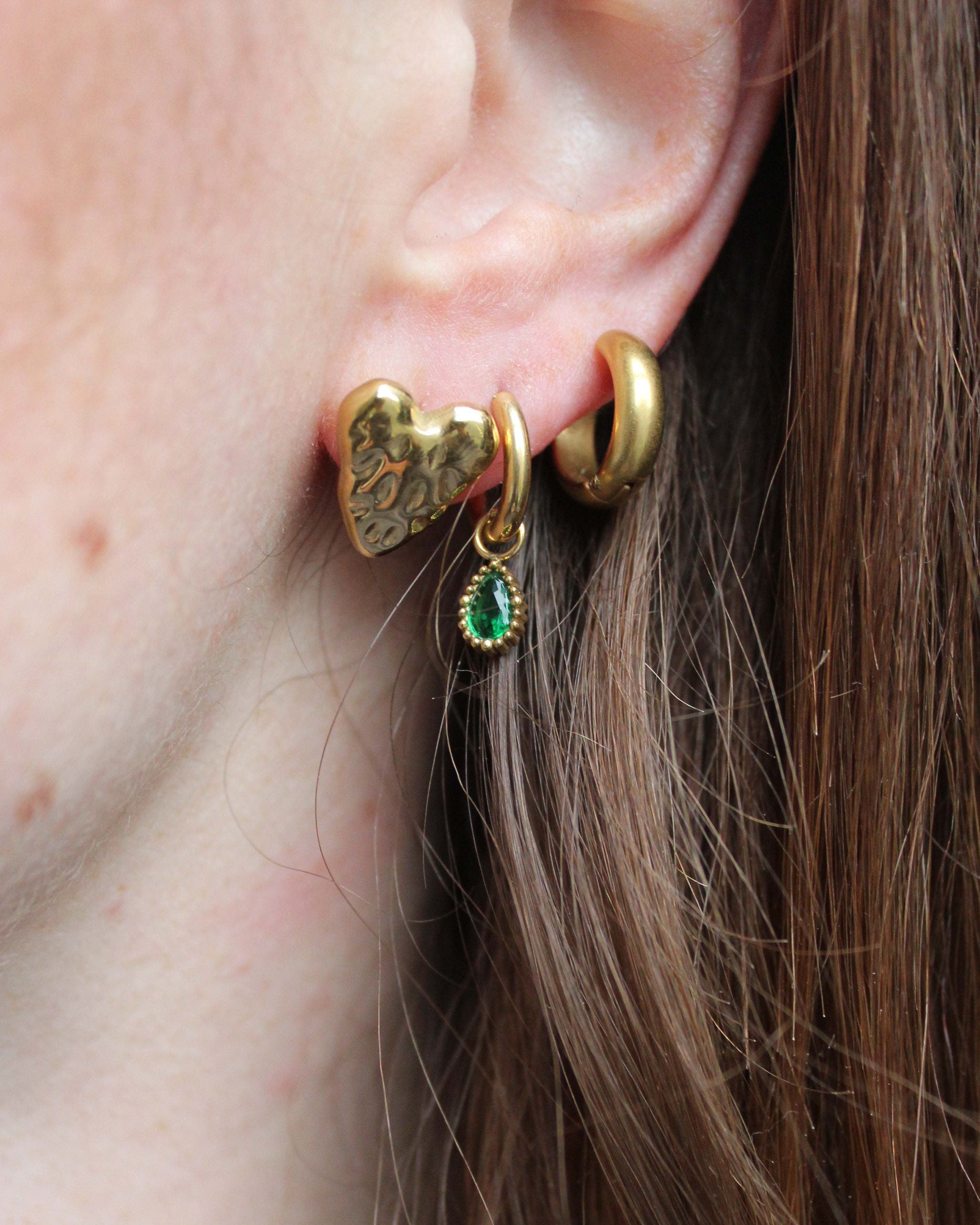 Loulou - Pendientes - Acero inoxidable