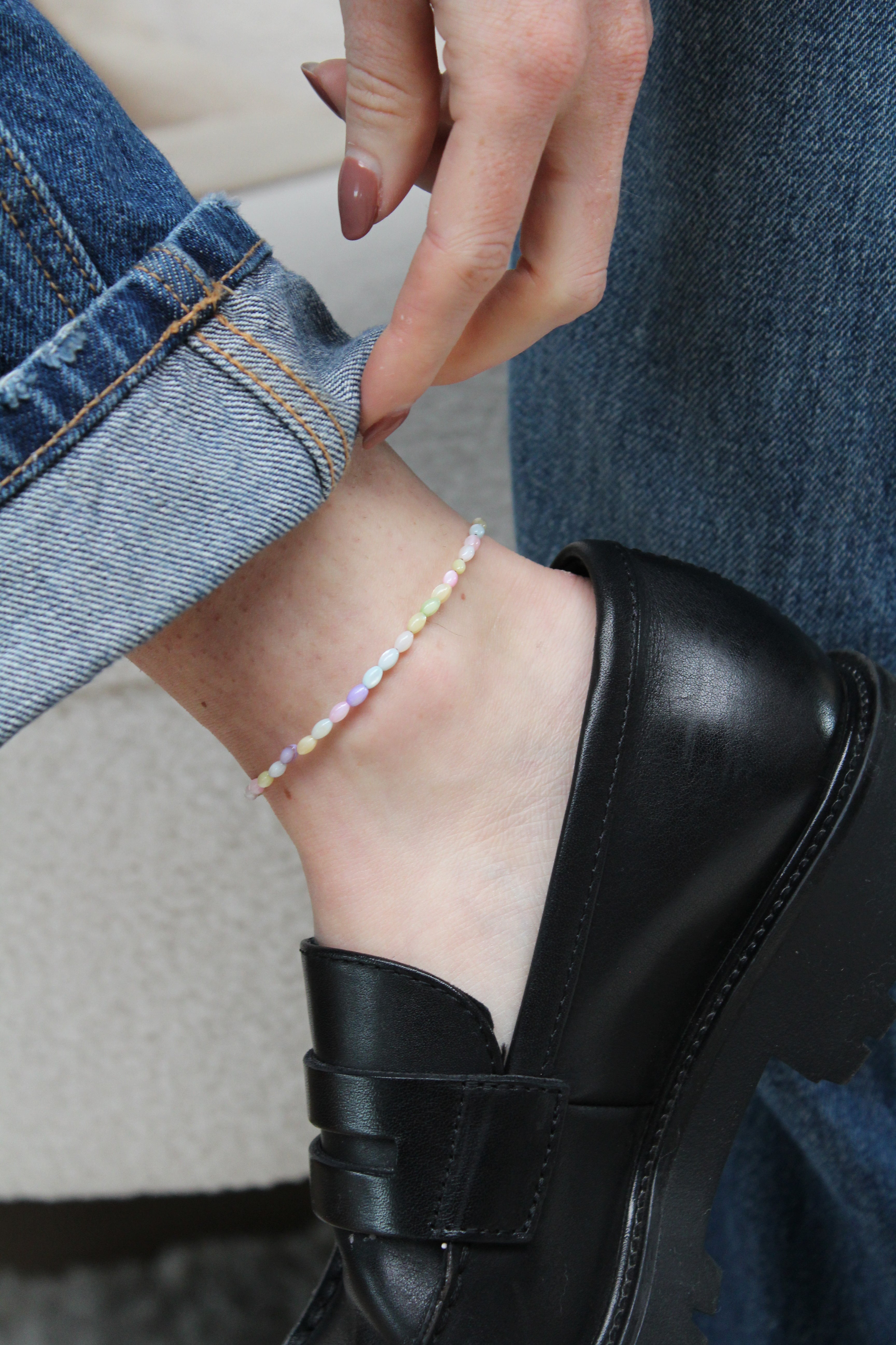 Real Shell - Fusskettchen - Edelstahl