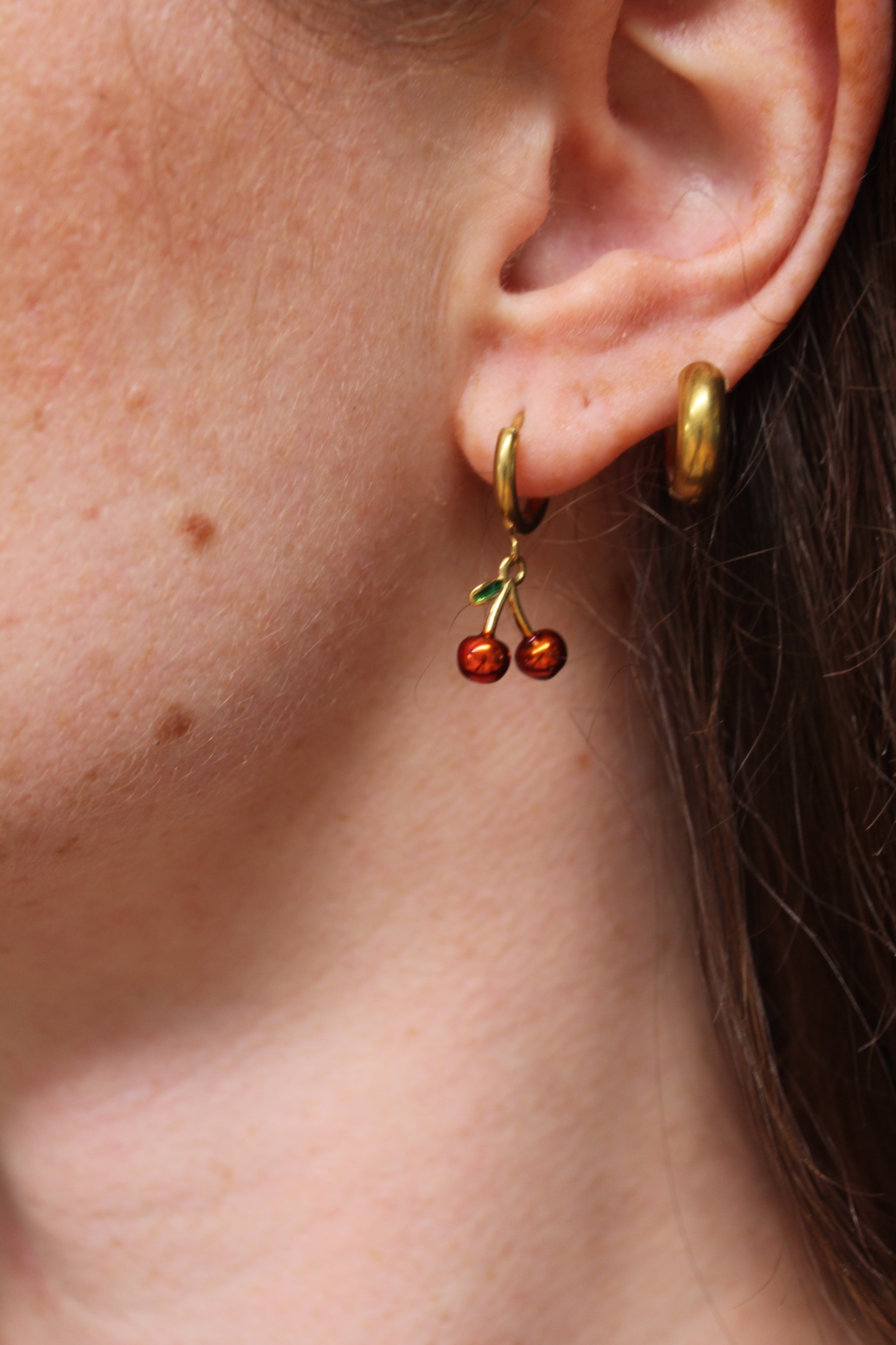 Sweet Cherry - Earrings - Stainless Steel