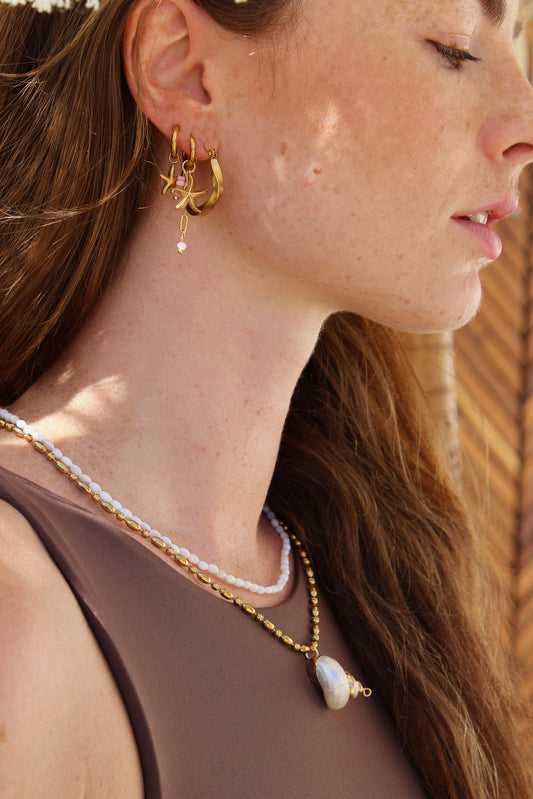 Real Shell - Necklace - Stainless Steel