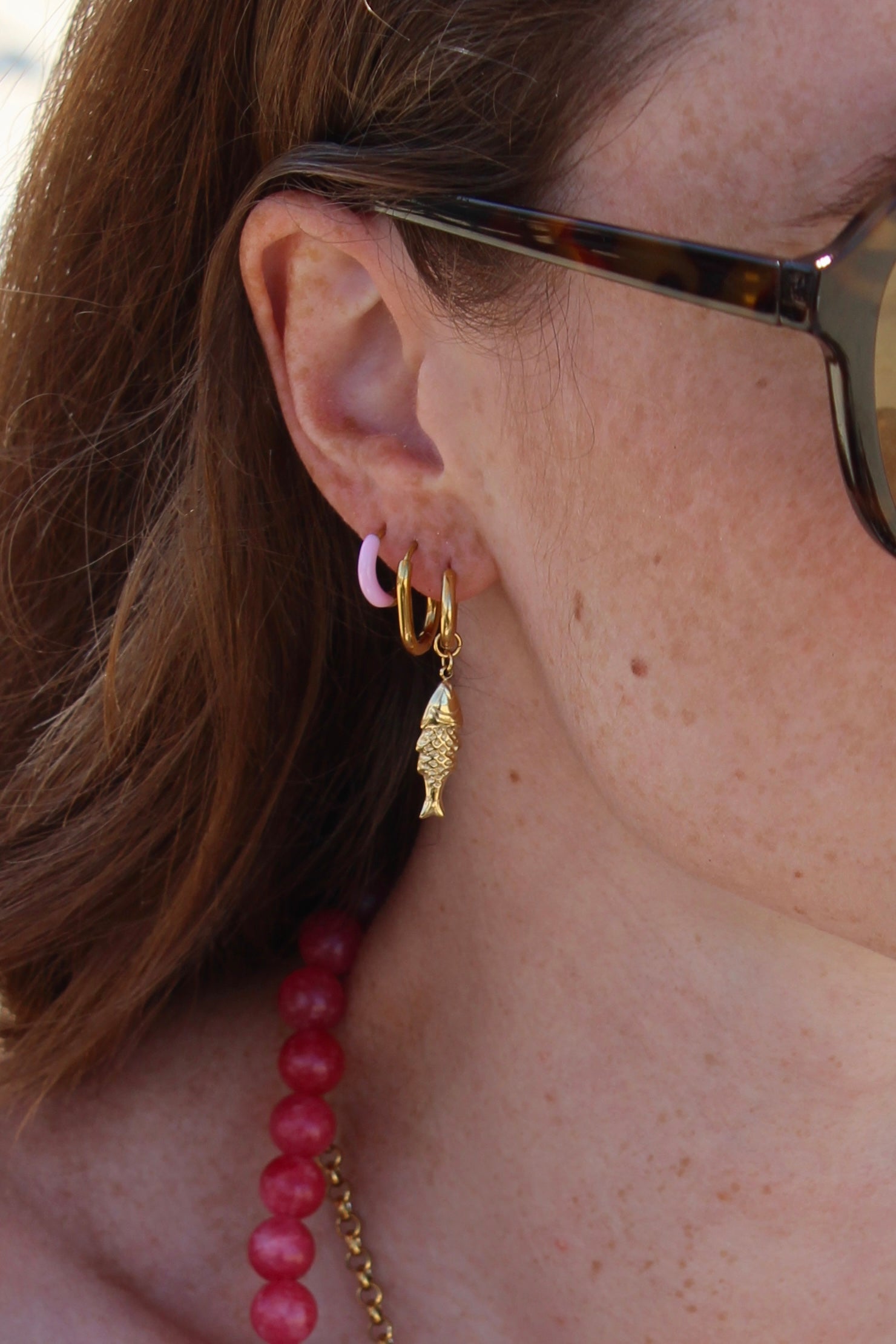 Fishy - Earrings - Clip On - Stainless Steel