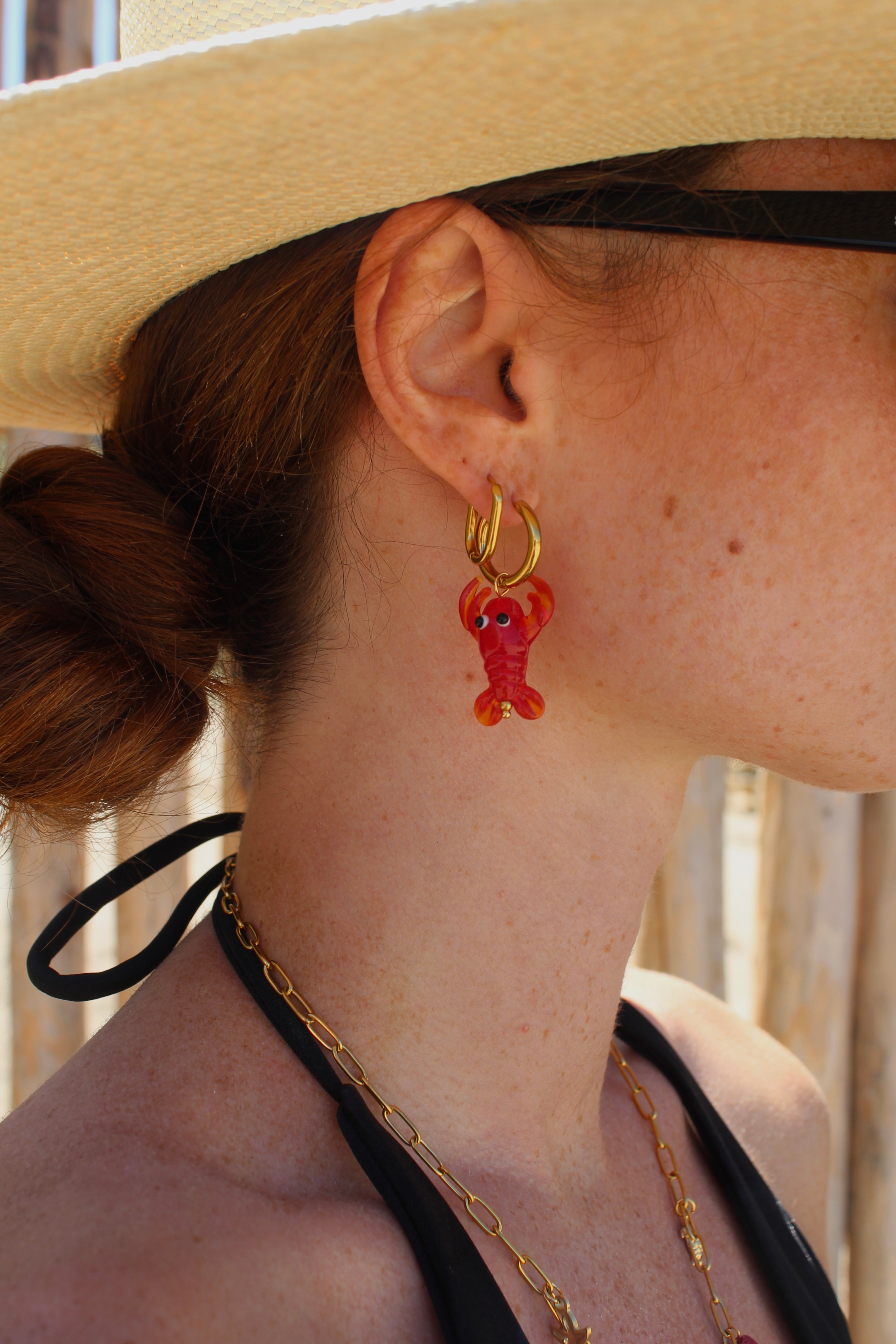 Kreeft - Oorbellen -Stainless Steel