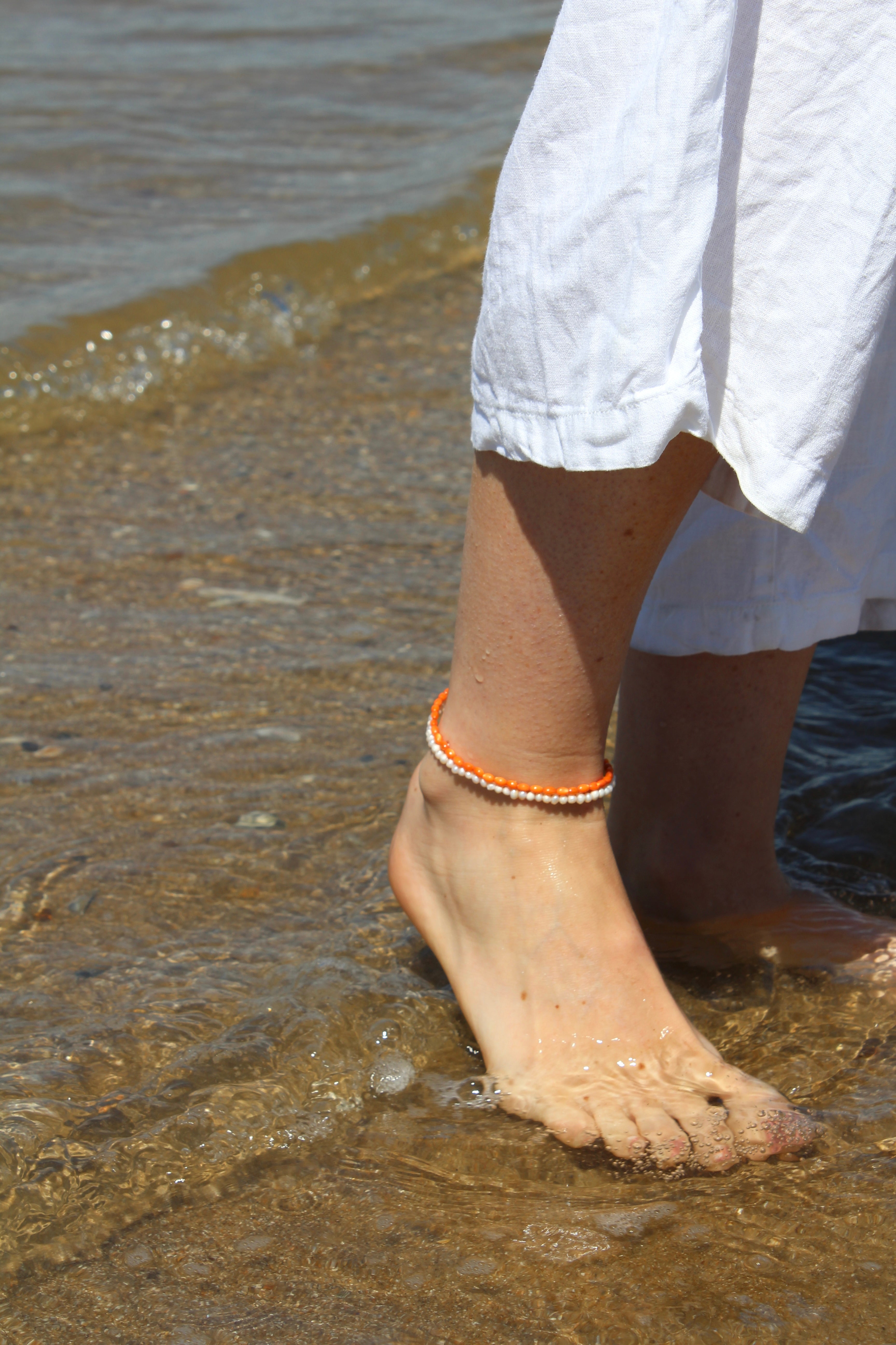 Real Shell - Fusskettchen - Edelstahl